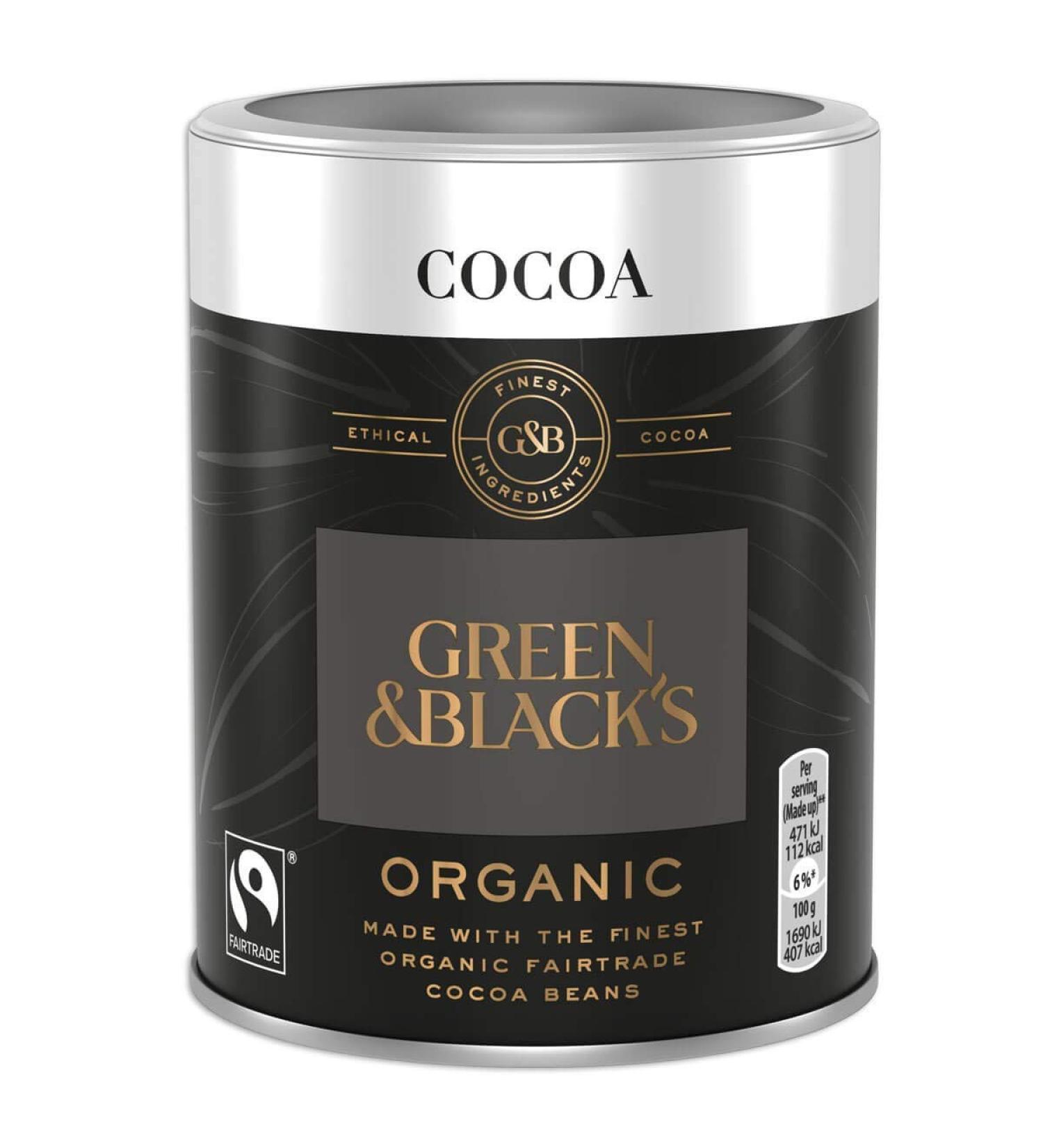 Green and Black's Organic Cocoa 125 g (Pack of 6)