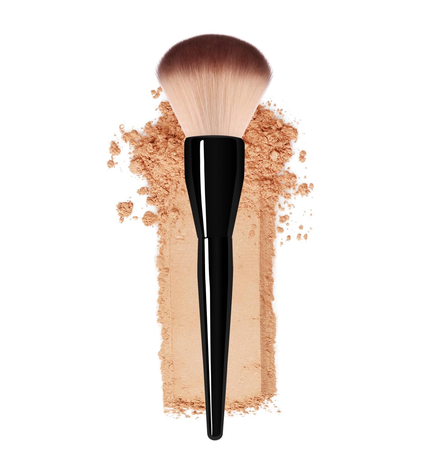 Banidy Large Makeup Foundation Brush - Flawless Powder & Bronzer Brush for Blending & Buffing - Perfect for Loose Powder & Liquid Foundation (Black - Buy Online on GoSupps.com
