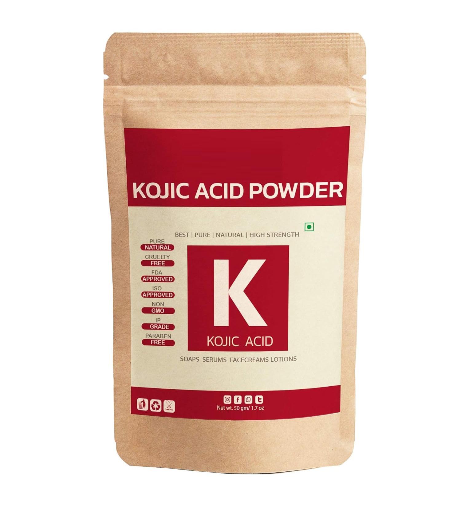 Kojic Acid Powder 50gm. - Buy Online on GoSupps.com