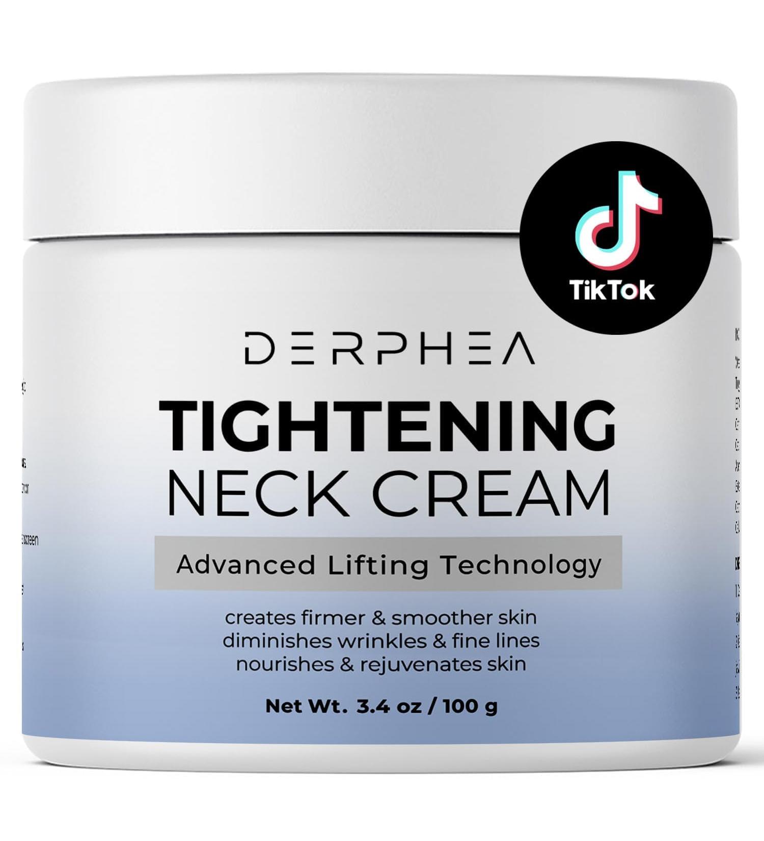 Neck Cream For Tightening And Firming: Advanced Neck Tightening Cream - Tighten And Lift Neck Cream For Wrinkle & Fine lines - Loose & Sagging Skin On Face Neck Chest & Decollete - 3.4 Oz 3.4 Fl Oz (Pack of 1) Blue - Buy Online on GoSupps.com
