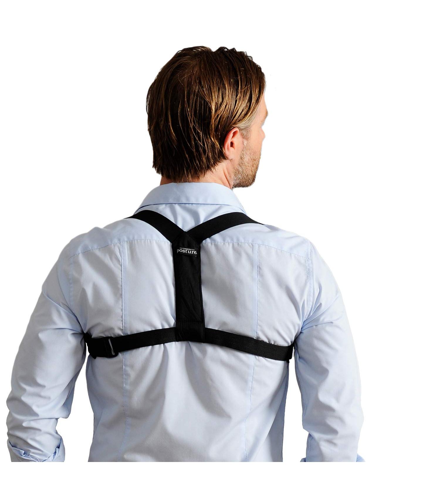 Flexi Shoulder Muscles Support - Adjustable Posture Corrector Brace for Men & Women | Relieve Neck & Back Pain Improve Posture & Increase Oxygen Intake - Buy Online on GoSupps.com