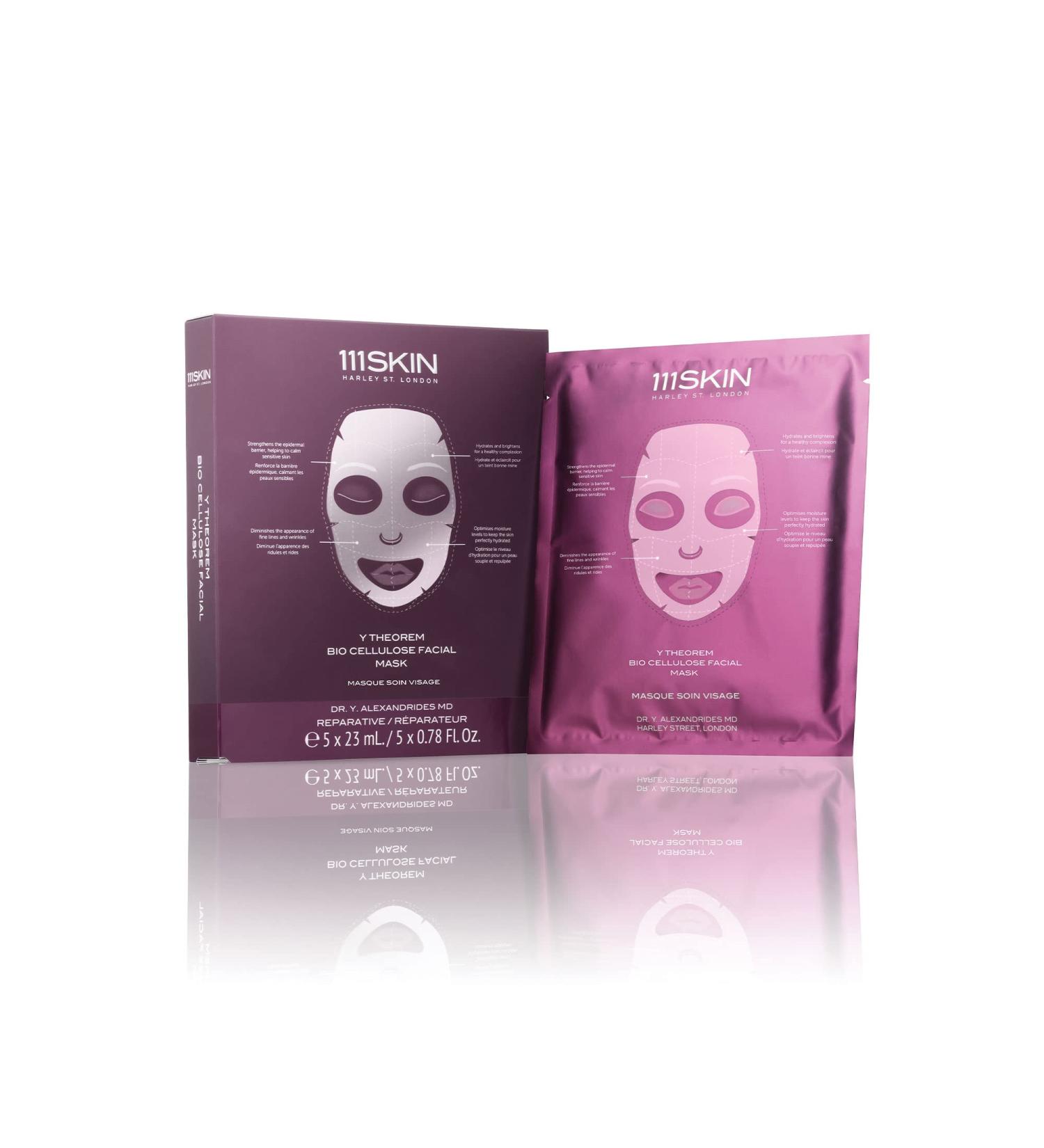 111SKIN Y Theorem YTBM115 Lot de 5 masques en cellulose bio 115 ml 5 unit (Lot de 1) - Buy Online on GoSupps.com