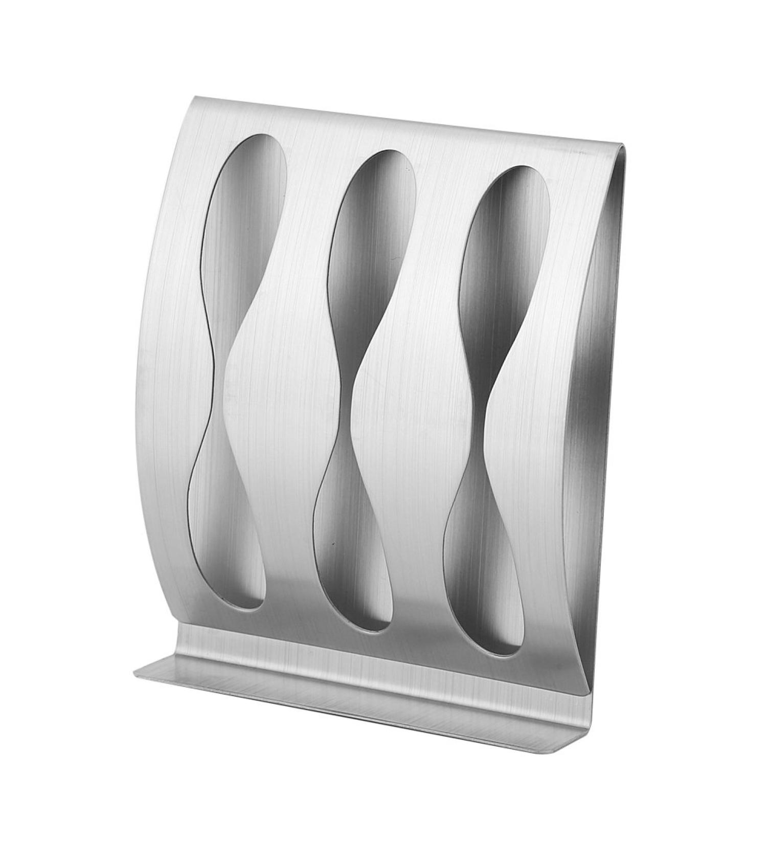Stainless Steel Toothbrush Holder - 3 Holes for Razor & Electric Toothbrush Heads | Durable & Stylish Bathroom Accessory - Buy Online on GoSupps.com