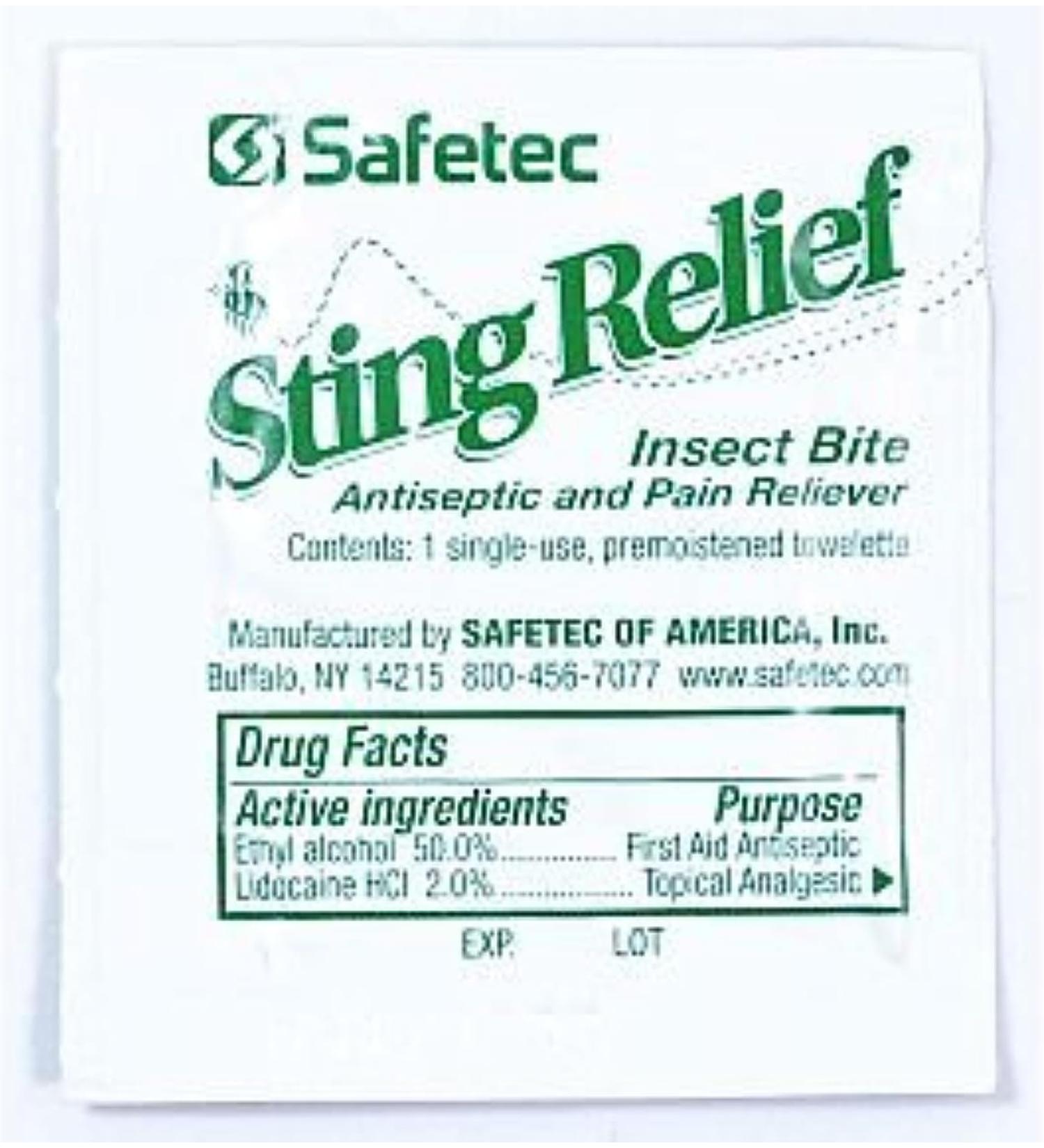 Sting Relief Wipes for Skin 30 Count