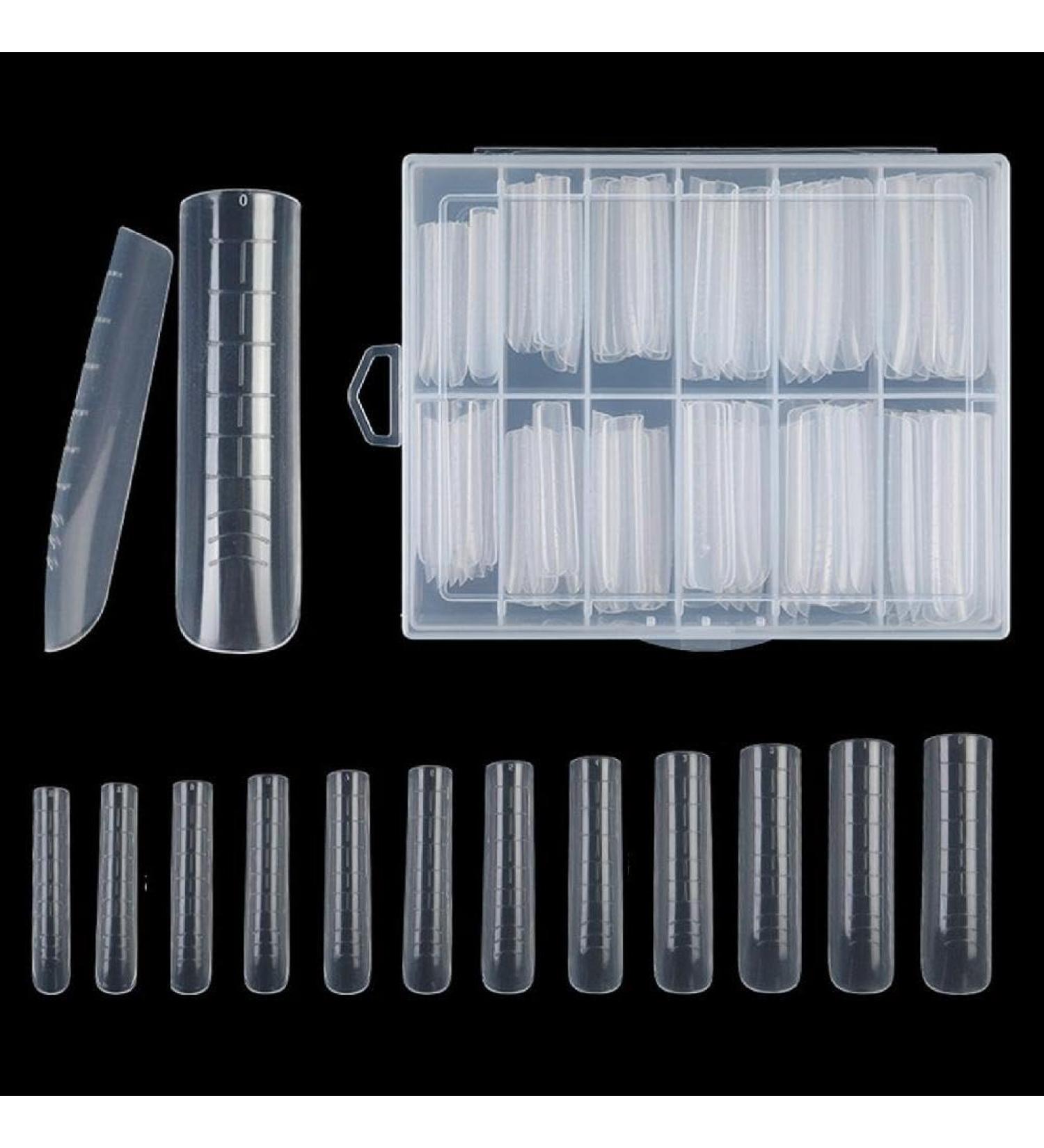 Duals Forms Acrylic Nail System UV Gel Nail Mold Full Cover Fasle Nail Tips Nail Form French Extension Tips Stickers Duals Forms Nail Mold For Uv Gel For Toes B - Buy Online on GoSupps.com