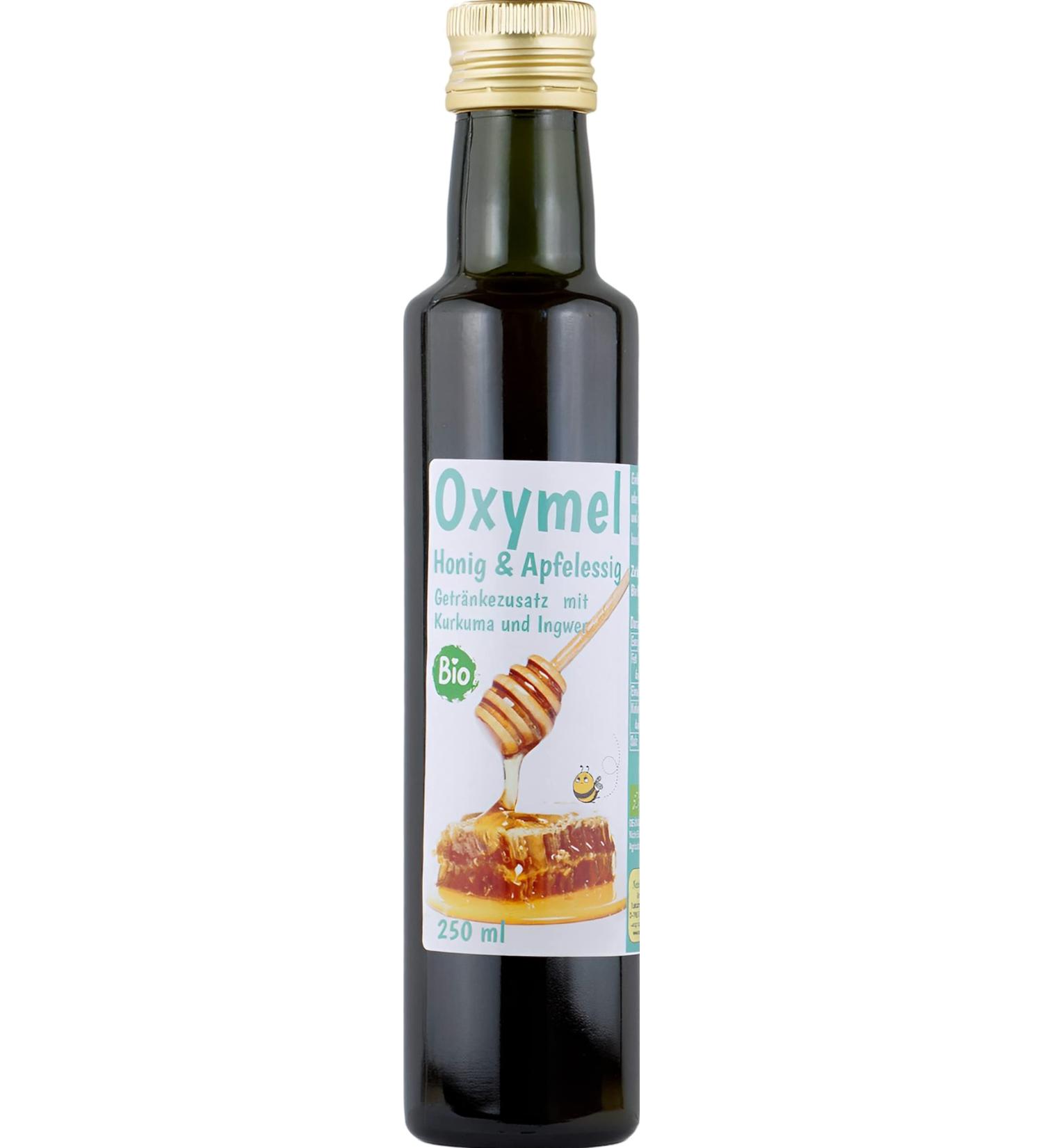 Buy Oxymel Organic Turmeric & Ginger Drink Additive 100ml with Honey & Apple Cider Vinegar - International Shipping Available - Buy Online on GoSupps.com