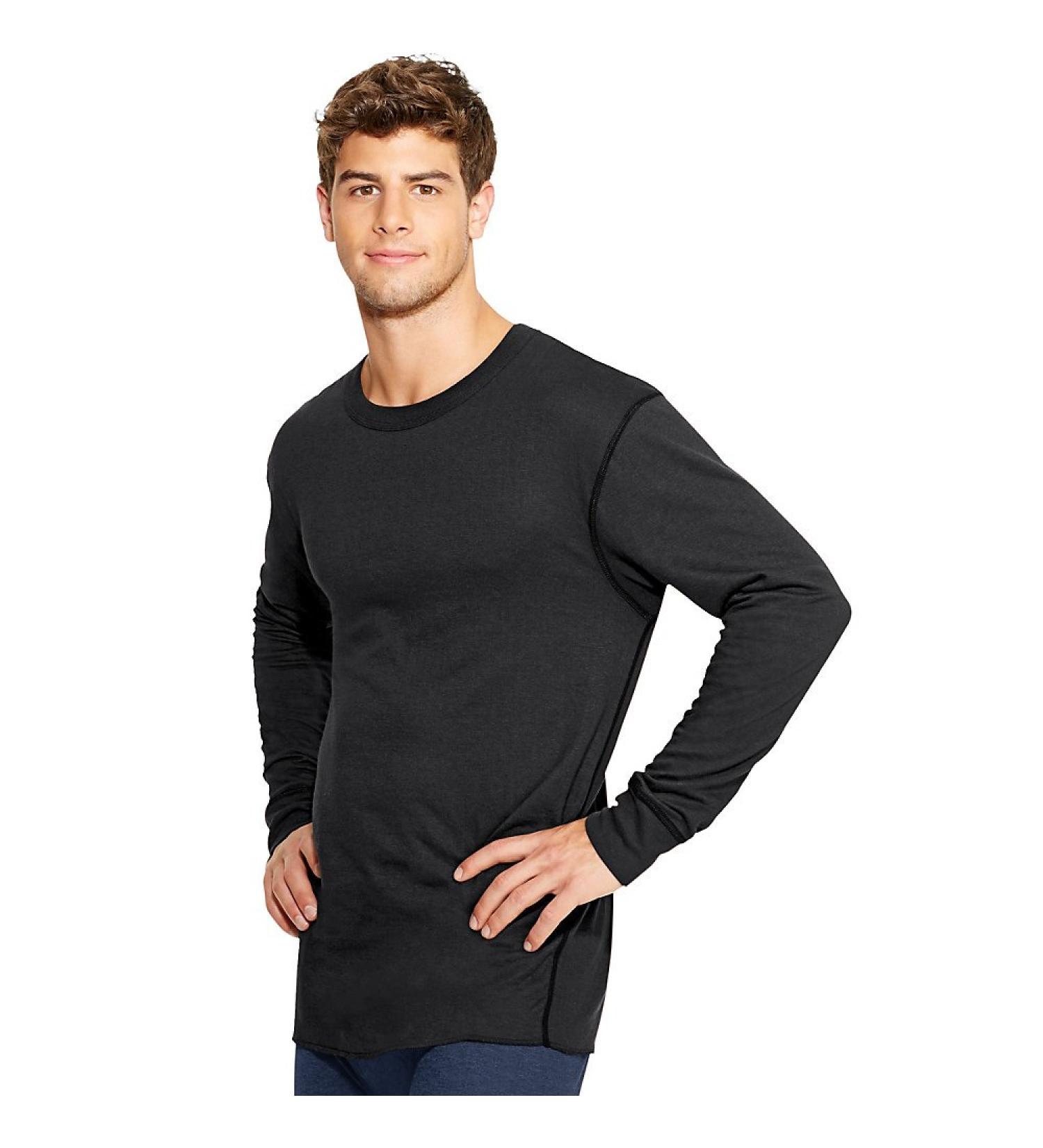 Duofold Men's Mid Weight Wicking Thermal Shirt - Medium, Black - Buy Online on GoSupps.com