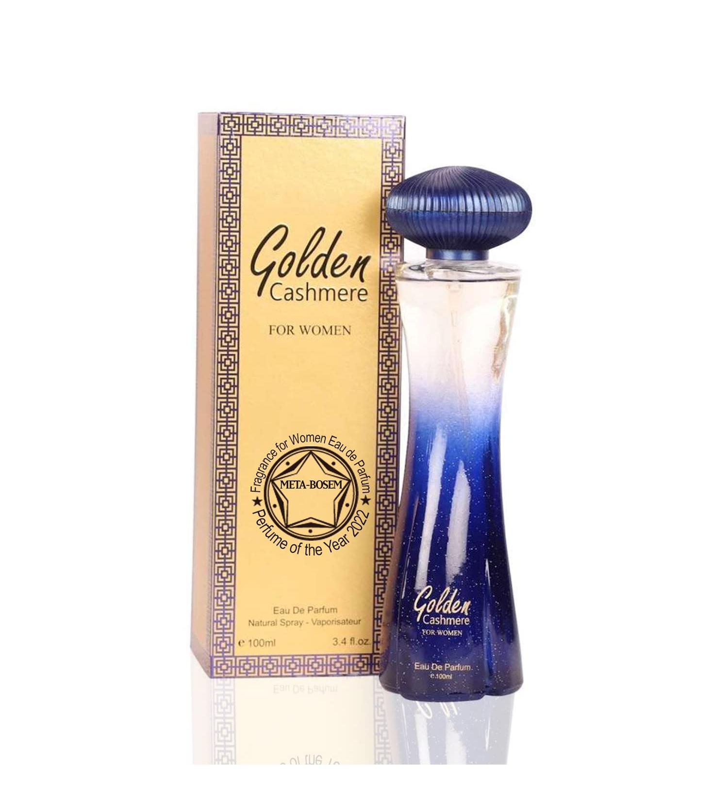 META-BOSEM Golden Cashmere Perfume for Women Eau de Parfum Natural Spray Girl's Fragrance - Fresh Feminine Scent - Holiday Gift - for All Day Use - a Classic Bottle 3.4 Fluid Ounce/100Ml Golden Cashmere 3.4 Fl Oz (Pack of 1) - Buy Online on GoSupps.com
