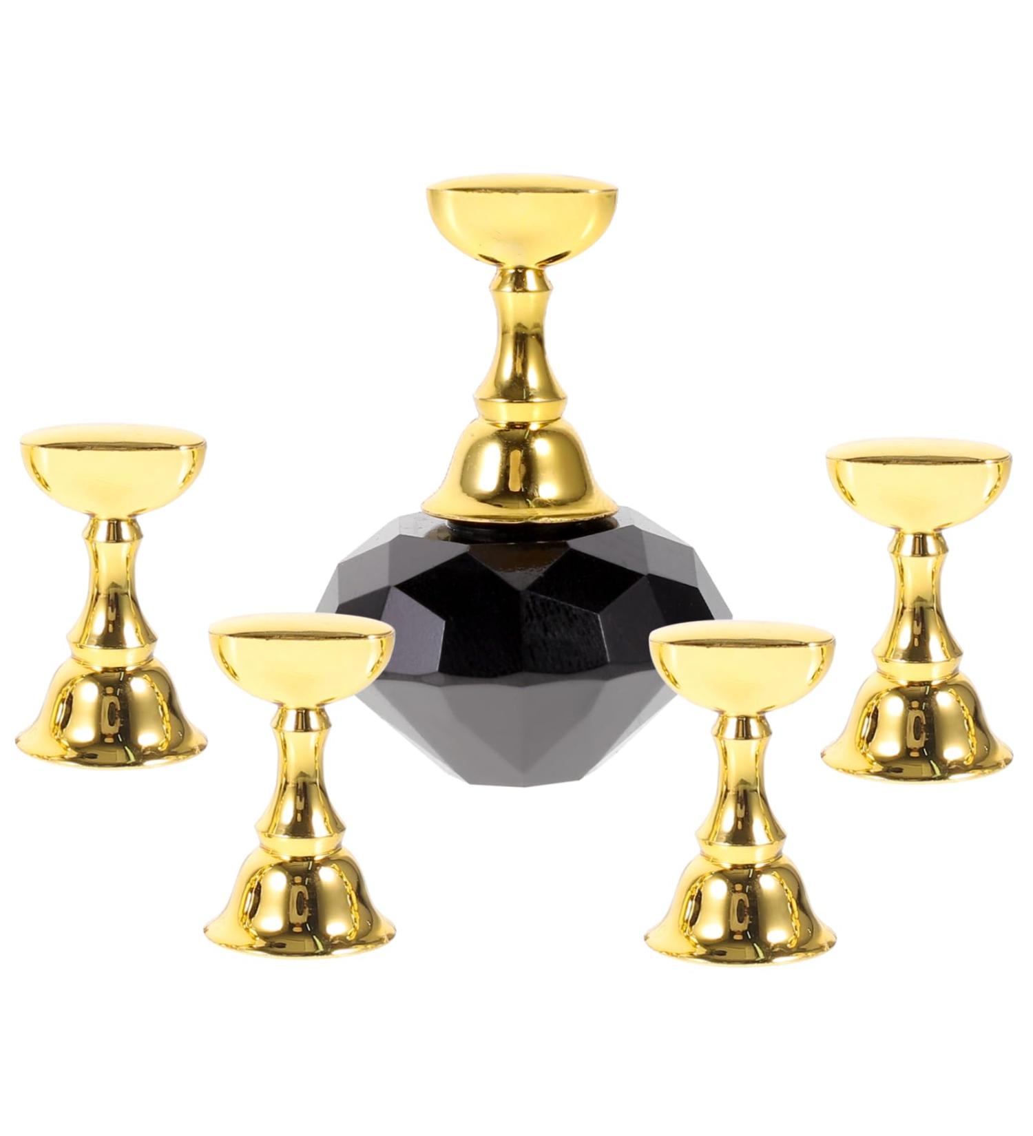 Housoutil 1 Set Manicure Practice Base Practice Nail Stand Nail Tip Stand Base Manicure Training Holder Nail Art Tip Holder Nail Stand Display Resin False Nails Compression 4.50X3.00X3.00CM Black - Buy Online on GoSupps.com