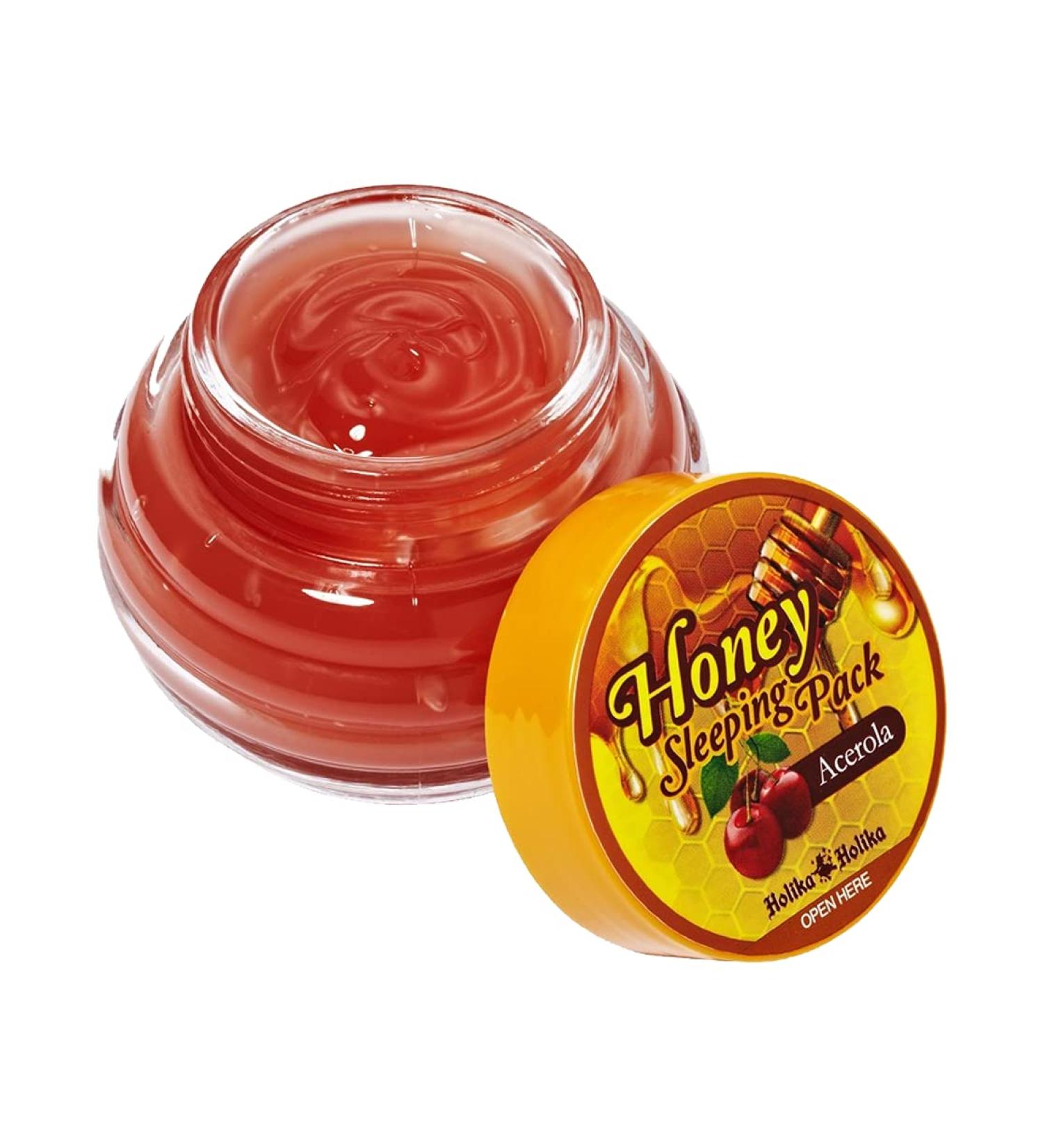 Buy Honey Sleeping Pack (Acerola) 90ml | Nourishing Honey Night Facial Mask - International Shipping Available - Buy Online on GoSupps.com