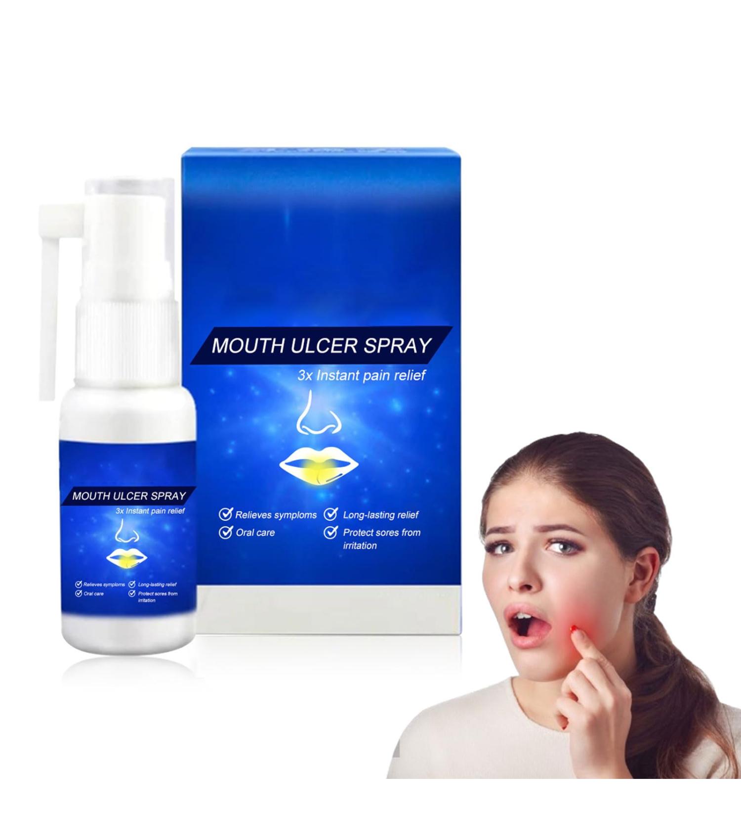 Mouth Spray for Soothing Relief | Mouth Ulcer & Sores Care | International Shipping - Buy Online on GoSupps.com