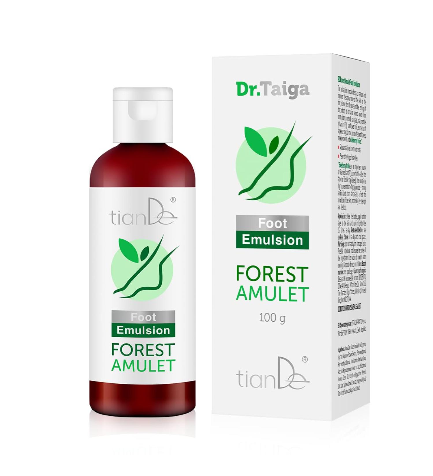  TianDe Dr. Taiga Forest Amulet Foot Emulsion 100 g - Buy Online on GoSupps.com