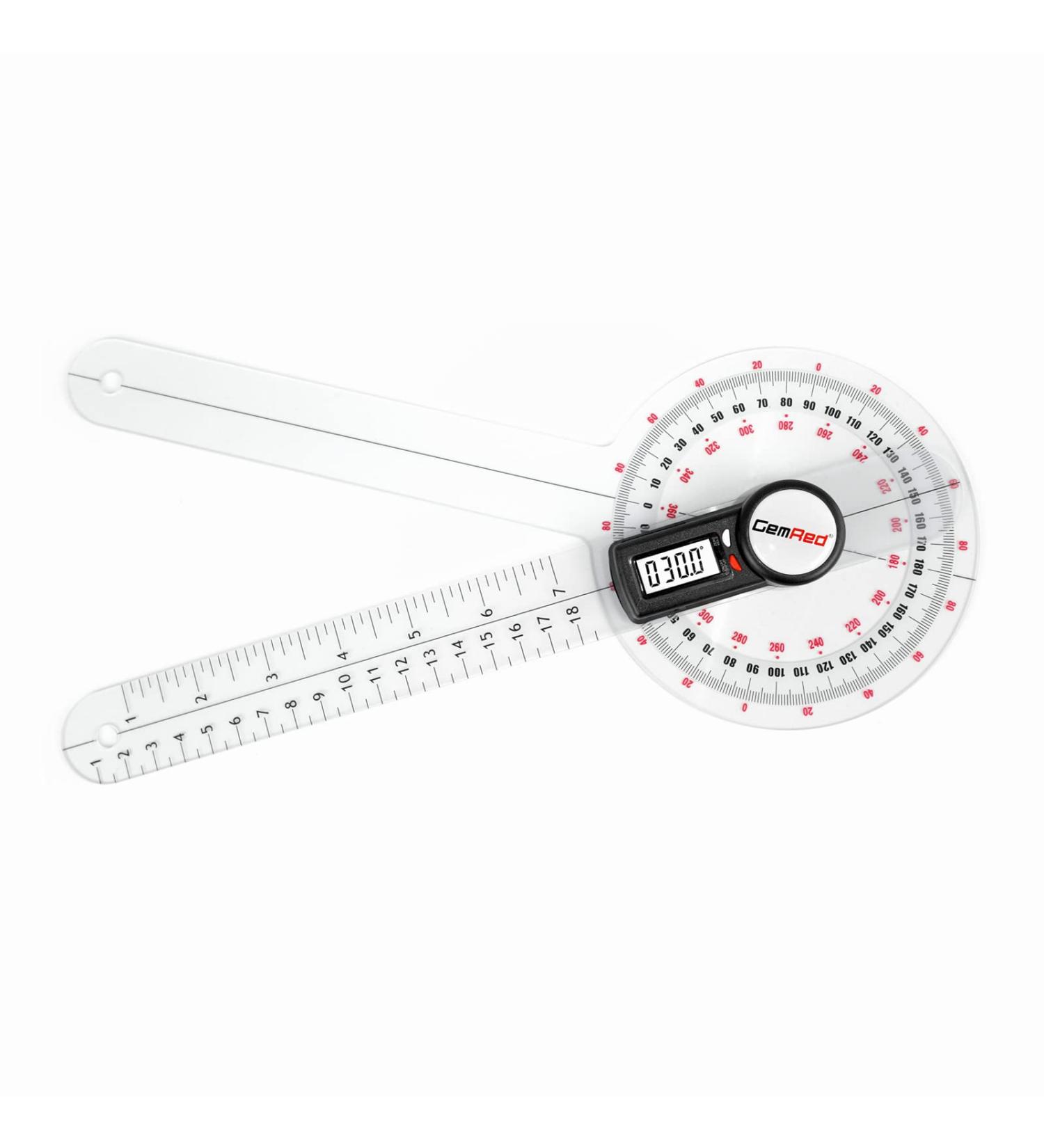 GemRed 12 Digital Goniometer for ROM Measurement (New Version) | 300mm - Buy Online on GoSupps.com
