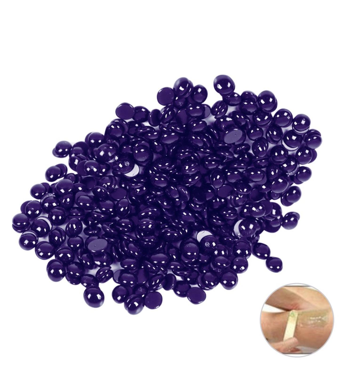 Ultnice Hard Wax Beads for Painless Hair Removal - 50g Purple Wax Beans for Men & Women - International Shipping - Buy Online on GoSupps.com