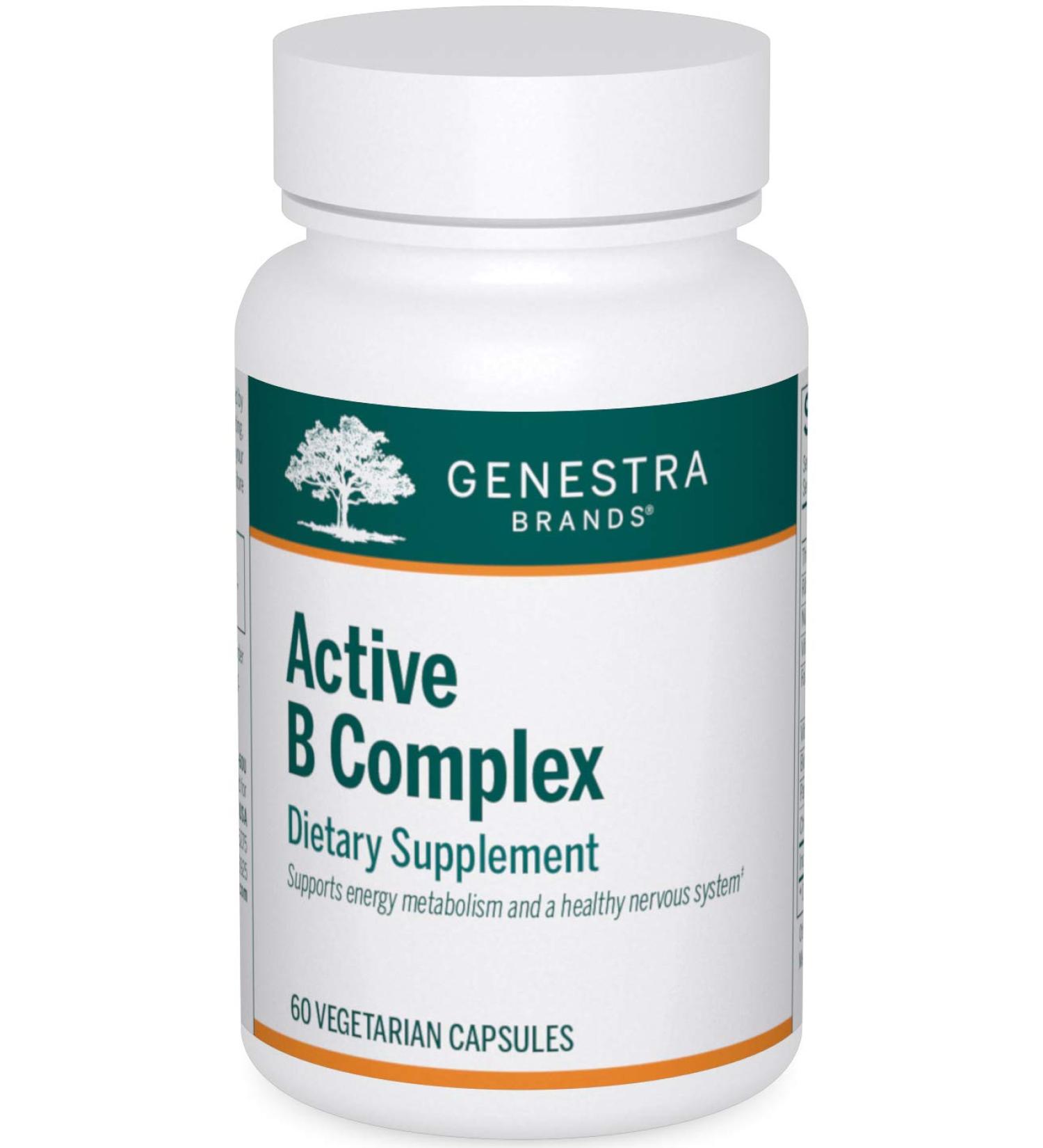 Genestra Brands Active B Complex 60 Capsules | Complete B Vitamin Supplement - Buy Online on GoSupps.com