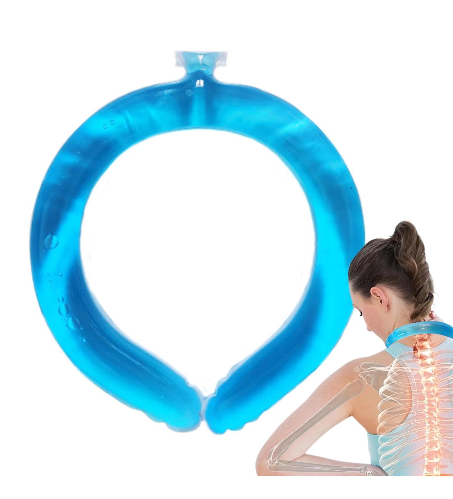 Neck Cooling Tube Wearable Cooling Tube for Summer Portable Neck Coolers for Fitness Multipurpose Cooling Products for Work Fitness Blue - Buy Online on GoSupps.com