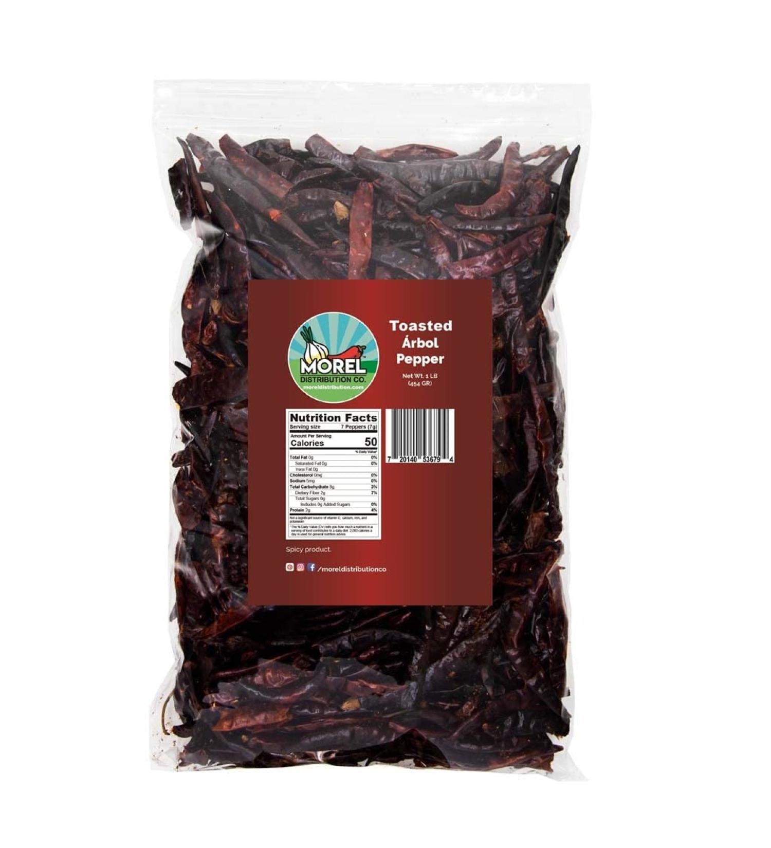 Toasted Chile de Arbol Chile de Arbol Tostado. 4 oz (113 g) and 1 lb (453 g). (1 lb (453 g)) 1 g (Pack of 1) - Buy Online on GoSupps.com