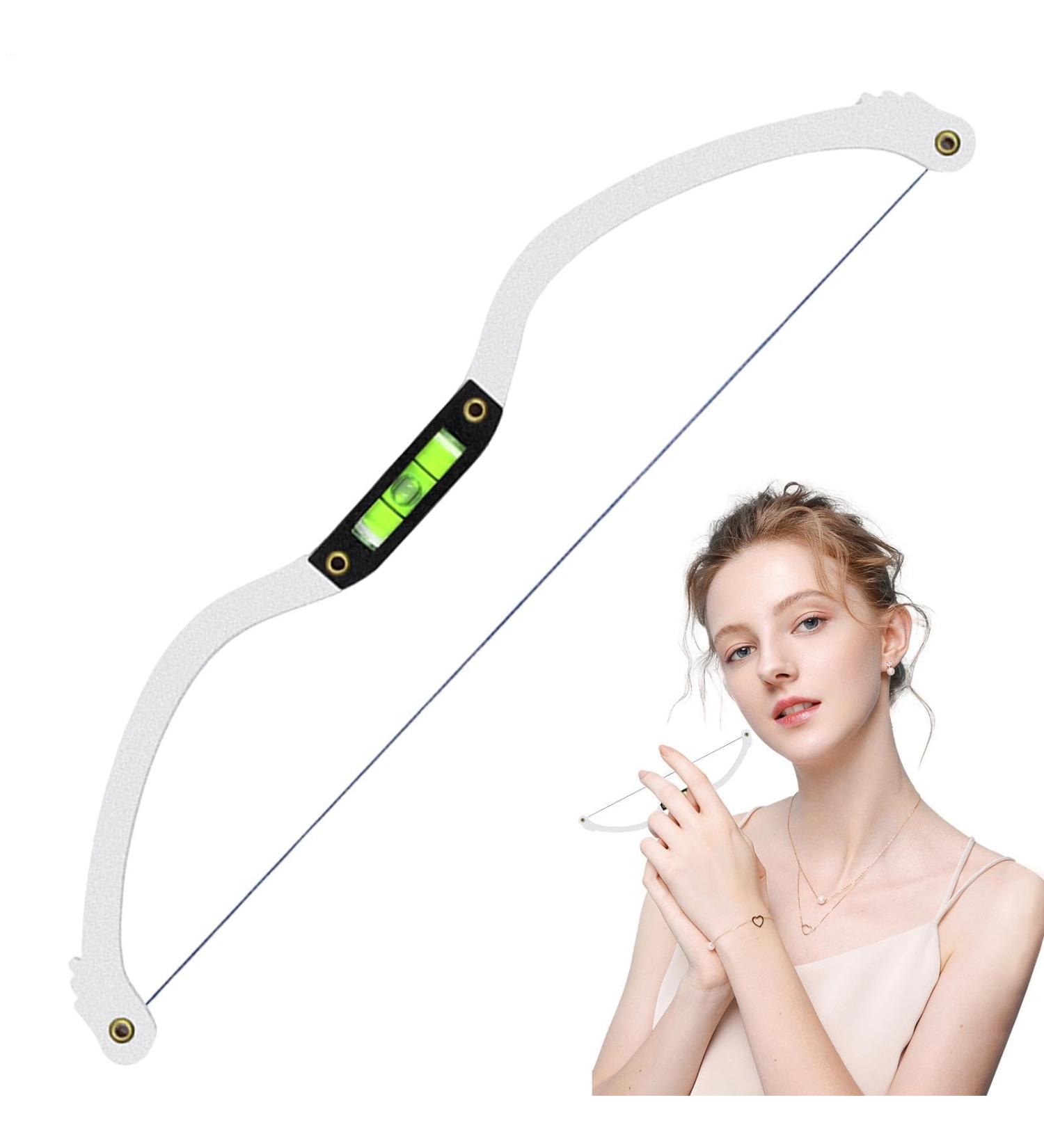 Eyebrow Ruler Eyebrow Sculpturing Ruler Eyebrow Guide Tool balance rule for precise eyebrow shapes Mappatu modeling template Silver - Buy Online on GoSupps.com