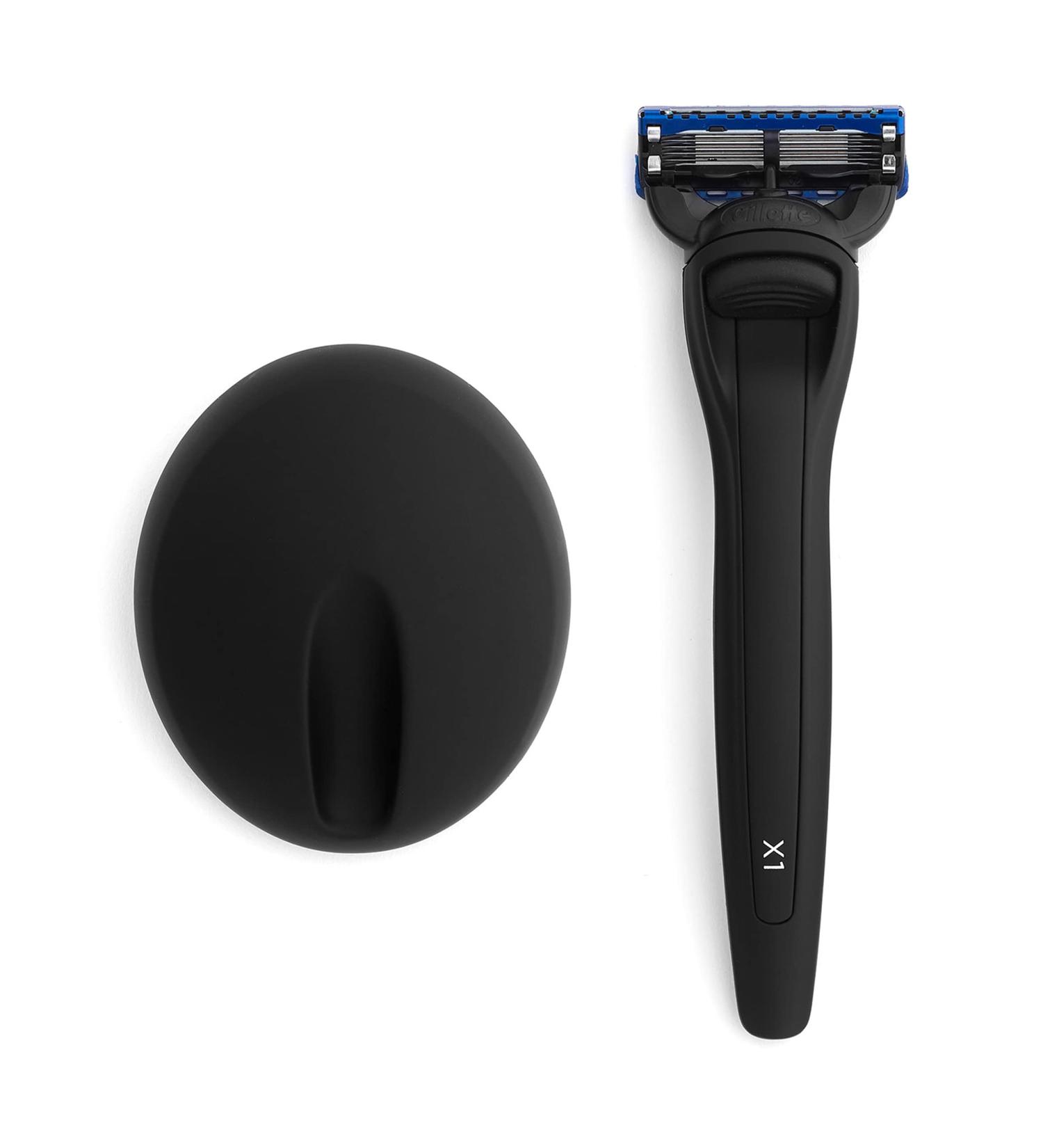 Bolin Webb X1 Razor & Stand - Matte Black | 5 Blade Cartridge | Luxury Shaving Gift Set for Men - International Shipping - Buy Online on GoSupps.com
