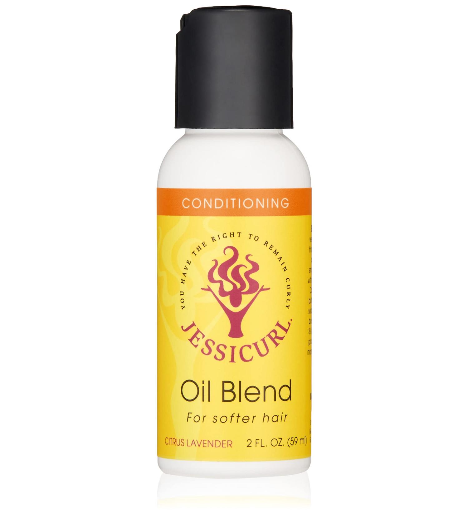 Jessicurl Citrus Lavender Oil Blend 2 Fl oz - Curly Hair and Frizz Control Treatment with Avocado, Jojoba, and Coconut Oil - Buy Online on GoSupps.com