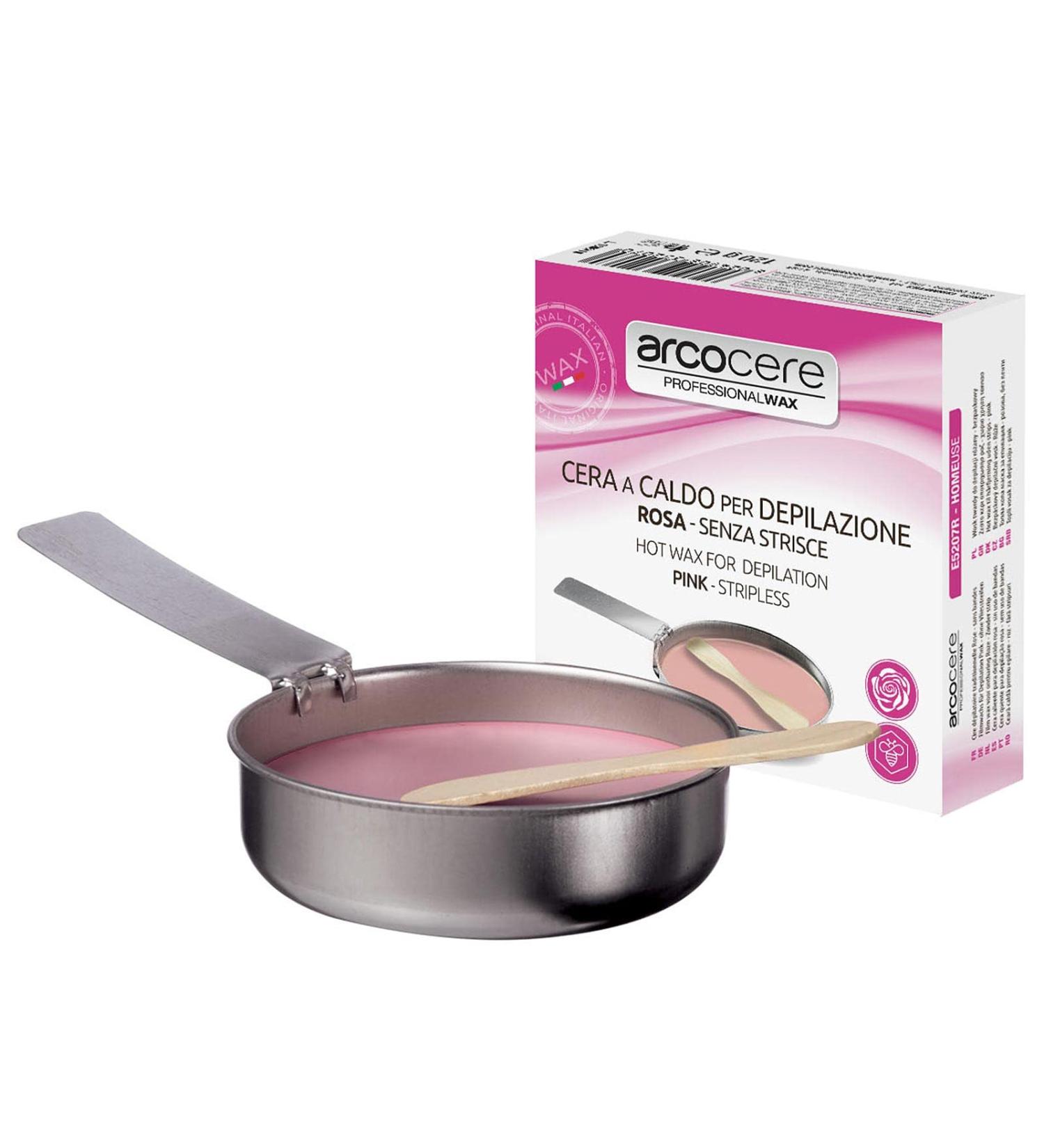 arcocere Rosa Hot Wax Small Pot 120 gr