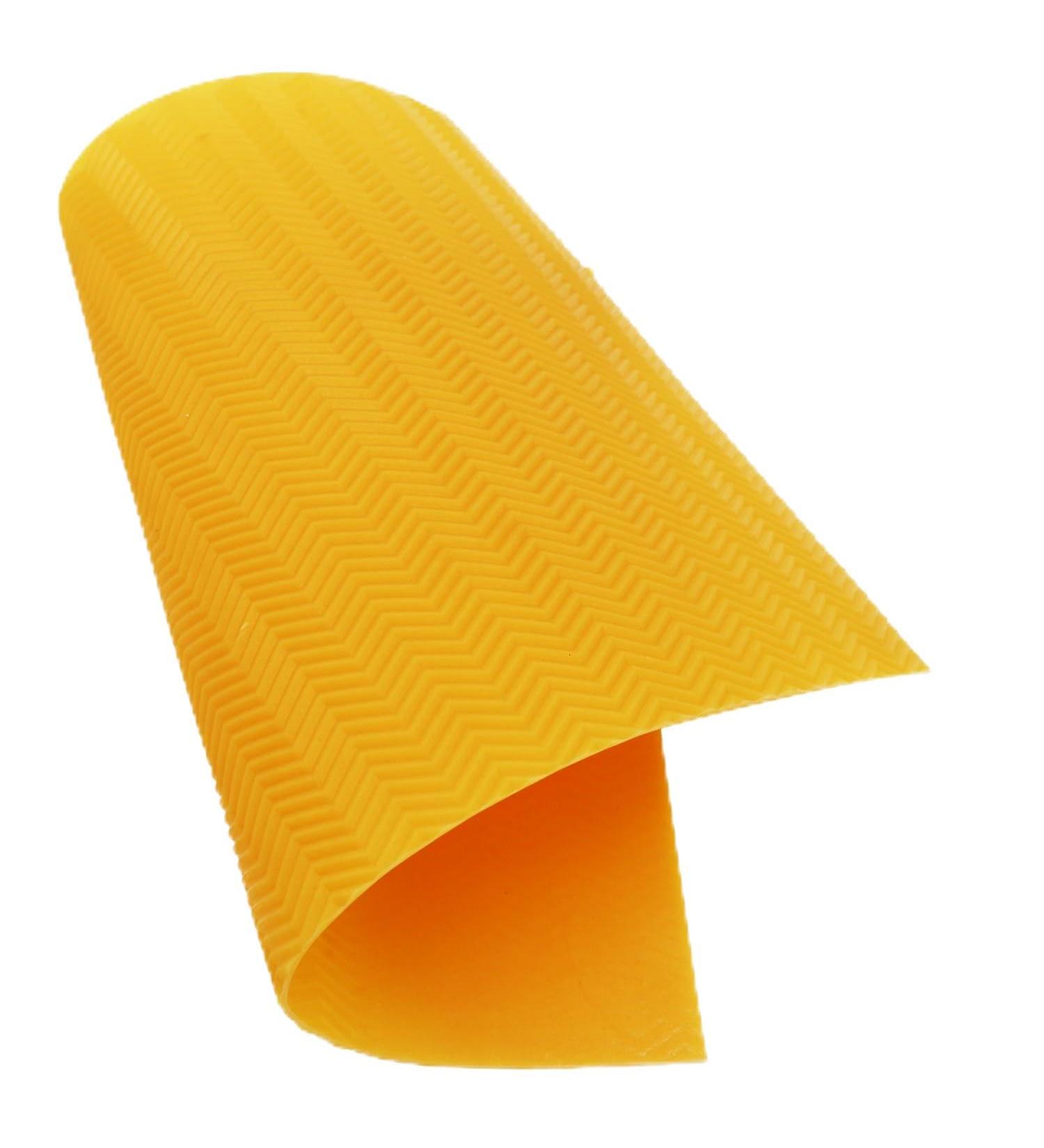 Resistant V-Shaped Rubber Sole Pad - Yellow Heel Repair Sheet for Men & Women Shoes - Durable Bottom Repairing Material - Buy Online on GoSupps.com
