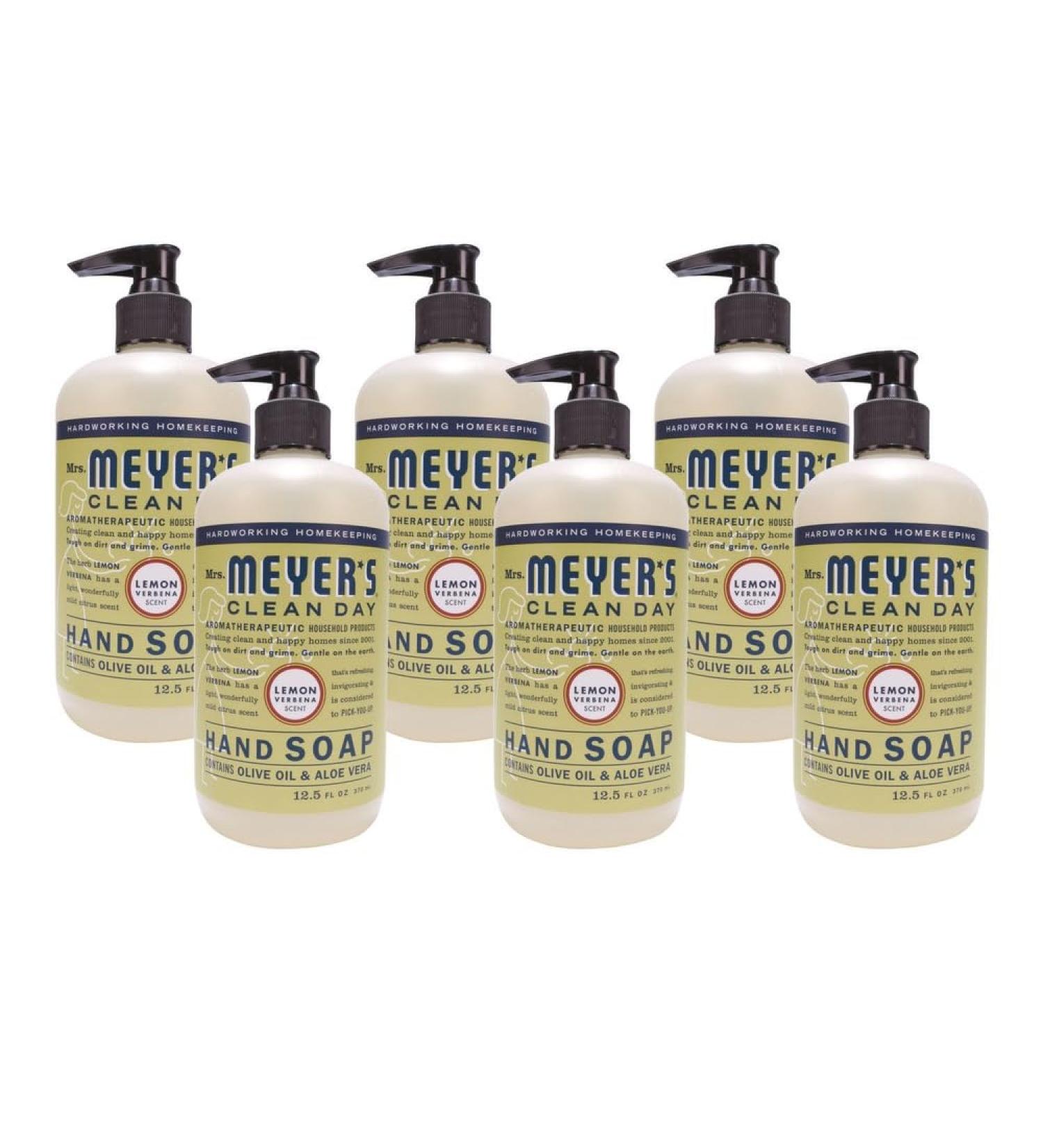 Mrs. Meyer's Clean Day Organic Lemon Verbena Scent Liquid Hand Soap 12.5 oz. (Pack of 6) - Buy Online on GoSupps.com