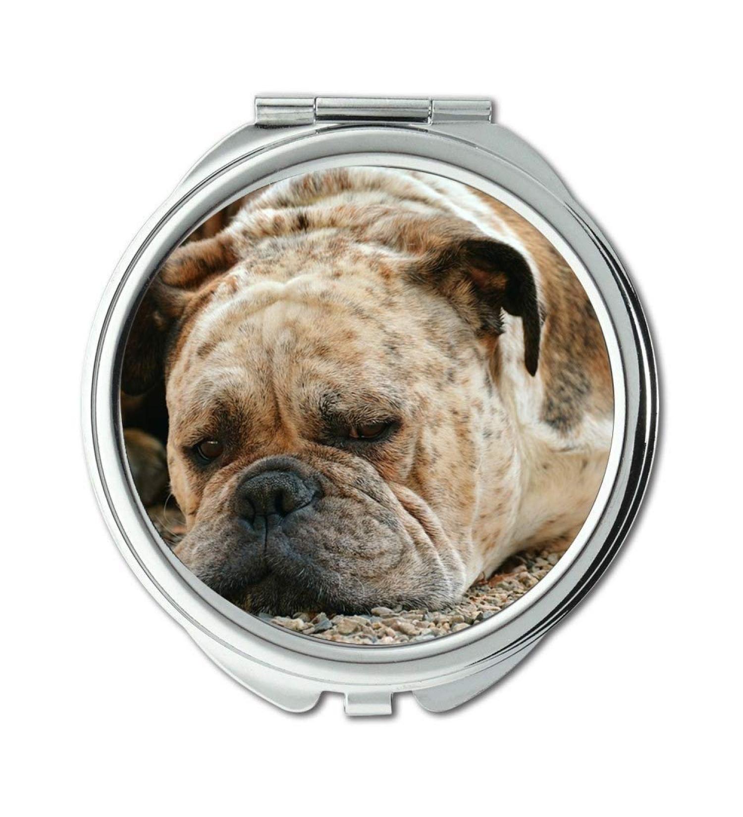 Mirror Travel Mirror Dog Boxer Boxer Dog Pet Dog Look Snout Dog's Nose pocket mirror portable mirror - Buy Online on GoSupps.com