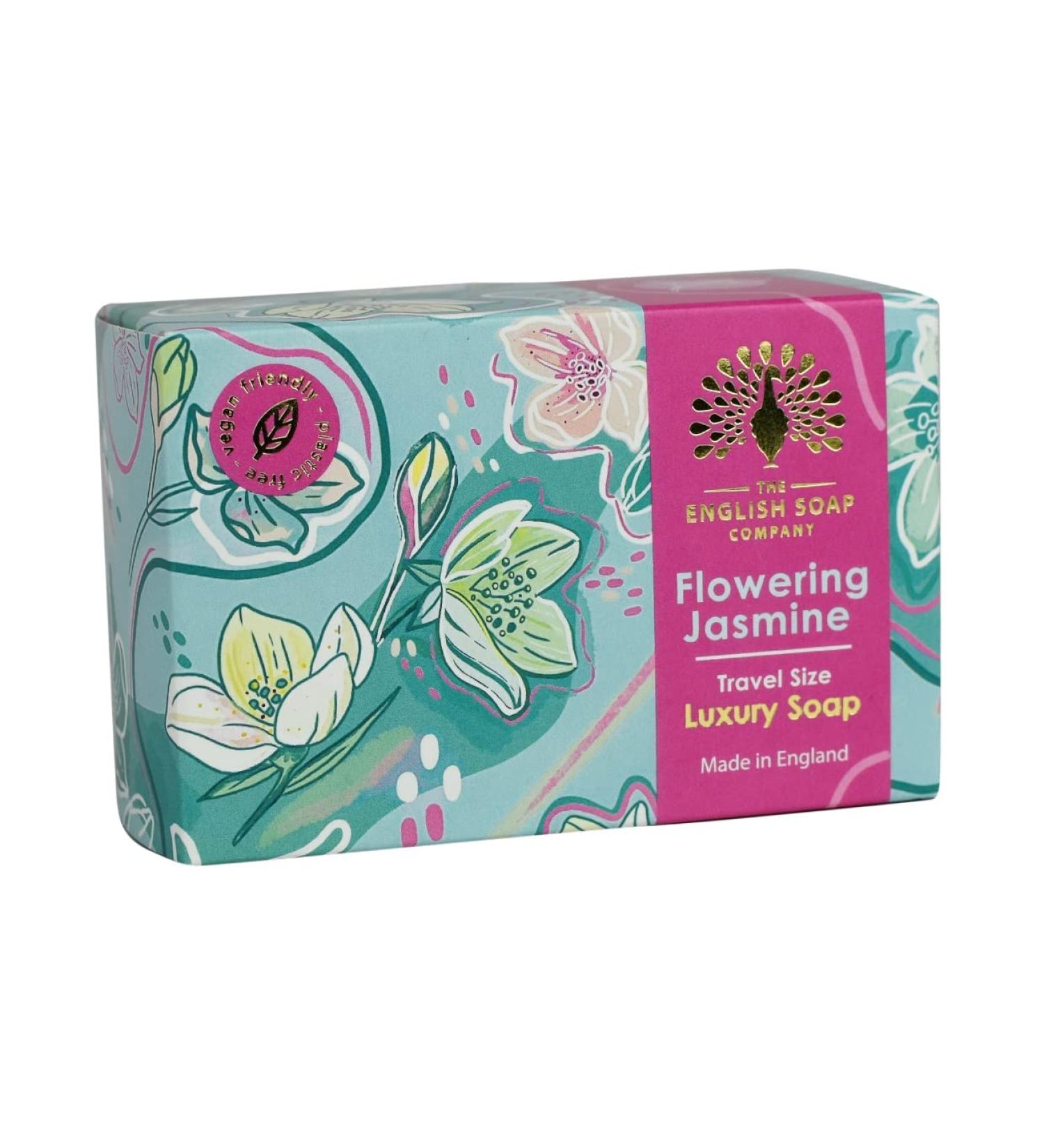  The English Soap Company The English Soap Company Luxury Jasmine Floral Travel Size Soap 100g - Buy Online on GoSupps.com