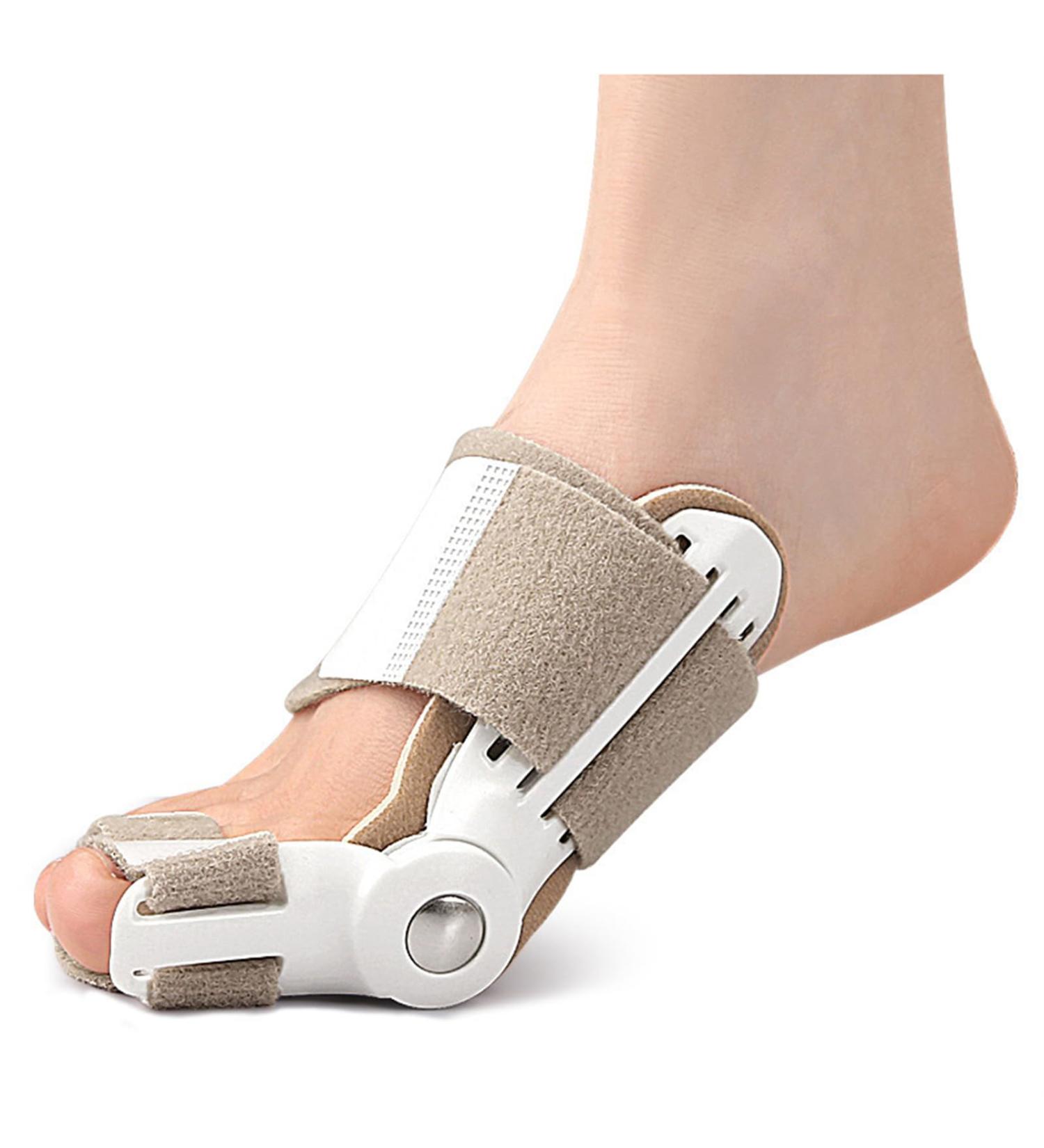 Zeetan Bale Toe Corrector - Adjustable Relief for Men & Women - Beige Left & Right Foot Support - Buy Online on GoSupps.com