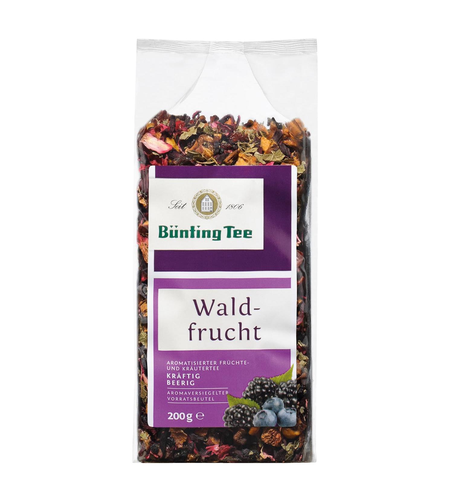Bunting Forest Fruit pack of 3 loose fruit tea 3 x 200 g