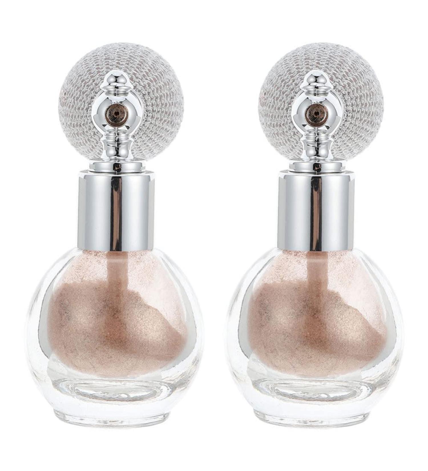 KALLORY 2pcs Glitter Spray Mist Bottles for Hair Body & Face Perfect Makeup Accessories for Highlighter & Fragrance | International Shipping Available - Buy Online on GoSupps.com