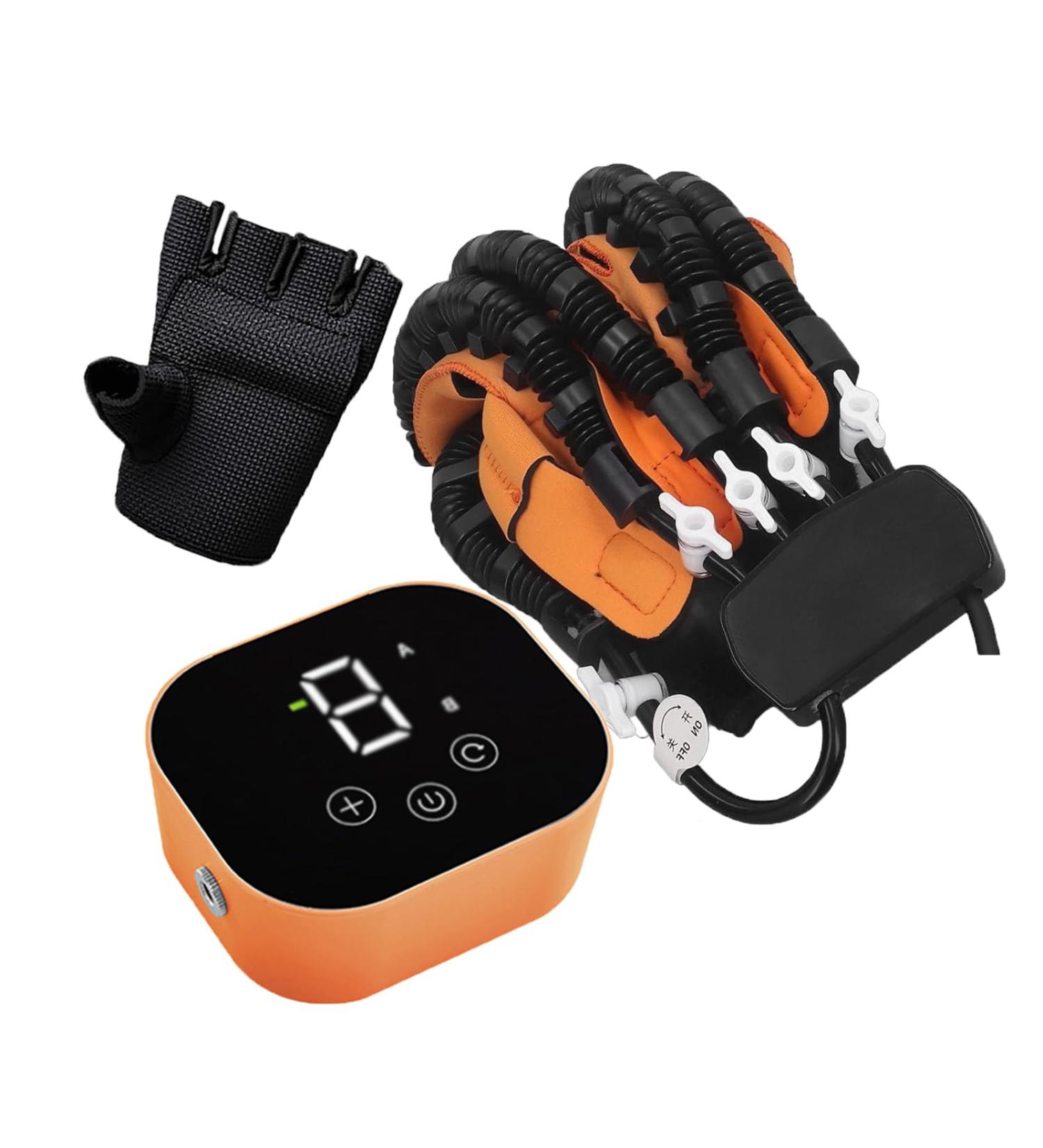 (Left+Right) Hand Rehabilitation Robot Gloves Hand Exerciser Aids Robotic Glove Hemiplegia Stroke Arthritis Hand Finger Rehabilitation Trainer Intensity Adjustable right hand X-Large - Buy Online on GoSupps.com