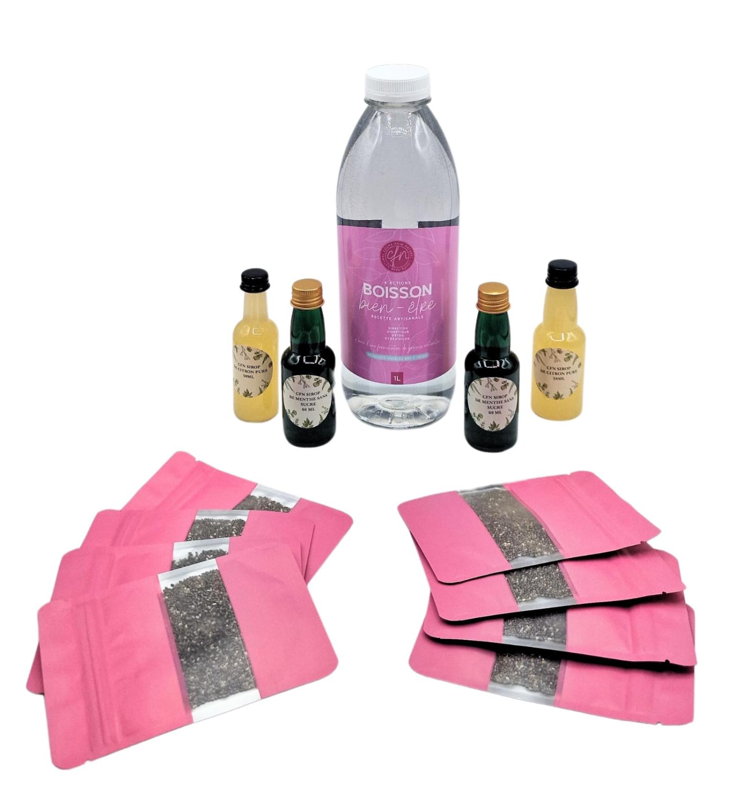 CFN - Natural Lemon Detox Wellness Drink - Digestion Detoxifying & Revitalizing - No Chemical Additives - Energy Anti-Cellulite & Skin - 100% Natural Formula French Brand - 30 Days - Buy Online on GoSupps.com