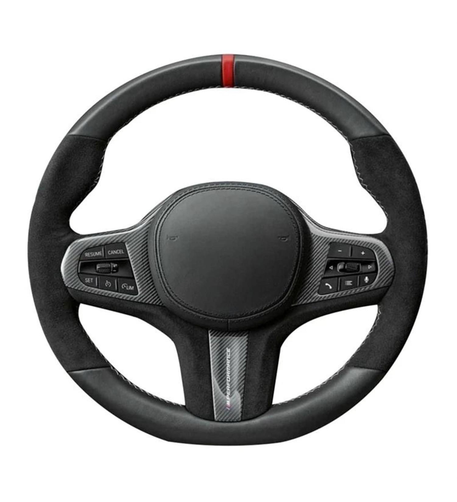 For BMW G30 G31 G32 G20 G21 G11 G12 G14 G15 G16 X3 G01 X4 G02 X5 G05 X7 G07 Car Steering Wheel Cover No-Slip Black Steering Wheel Protective Cover (Color : Blue Thread) - Buy Online on GoSupps.com