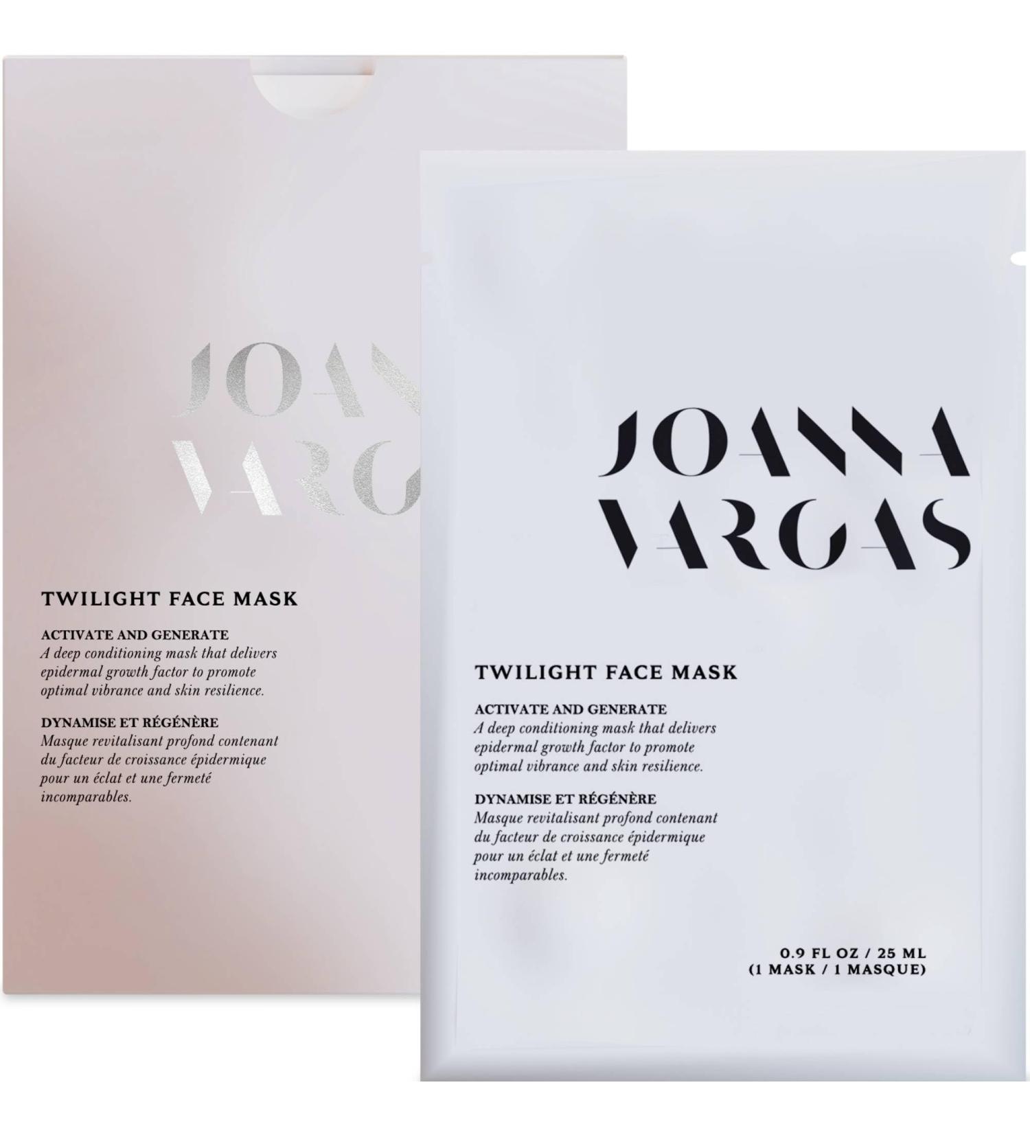 Joanna Vargas Moisturizing Face Mask - Twilight Facial Sheet with Epidermal Growth Factor for Radiant Skin - Deep Conditioning Mask for Women - Buy Online on GoSupps.com