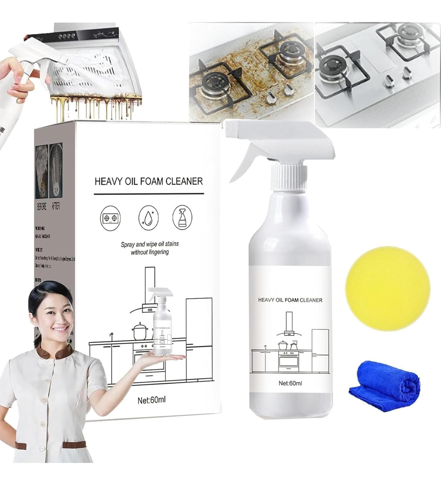 Vidur Splash Foam Spray Splash Spray Tablets & Spray Bottle Splash Foam Spray Oven Cleaner Heavy Oil Cleaner Foam Splash Spray Cleaner Splash Spray All Purpose Cleaner For Oven(60ML) - Buy Online on GoSupps.com