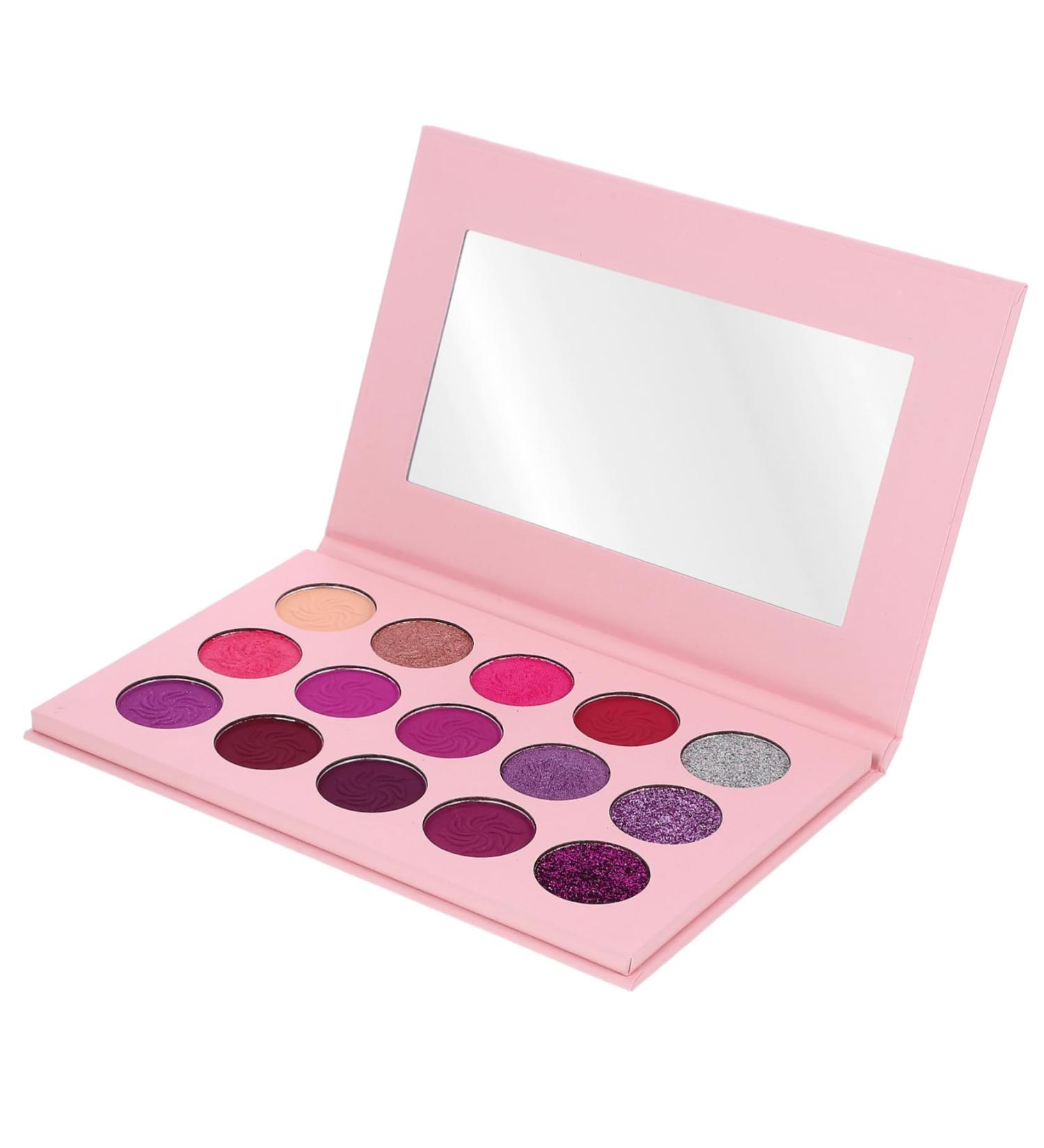 FOMIYES 2pcs 15 Eyeshadow Makeup Palette Powder Make up Kit Glitter Miss - Buy Online on GoSupps.com