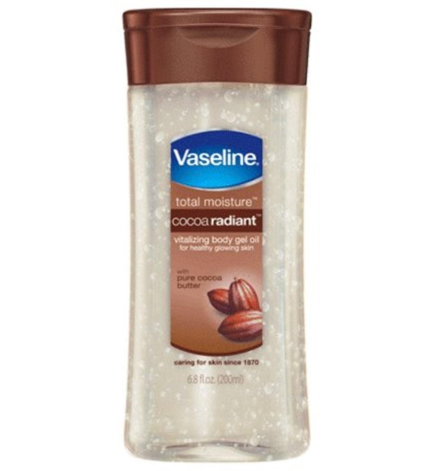 Vaseline Body Oil Vitalizing Gel Cocoa Butter 6.80 oz (Pack of 5)