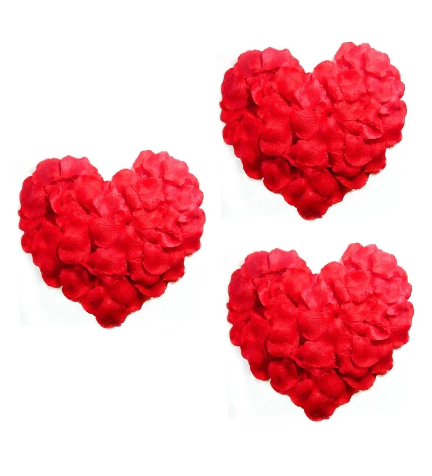 Zerodeko 3000 Pcs Silk Rose Petals Faux Rose Petals Lifelike Rose Petals Affordable Wedding Decorations Ornament Popcorn Decorations Romantic Decorations Pillow Filler Red Rose Petals 1000 - Buy Online on GoSupps.com