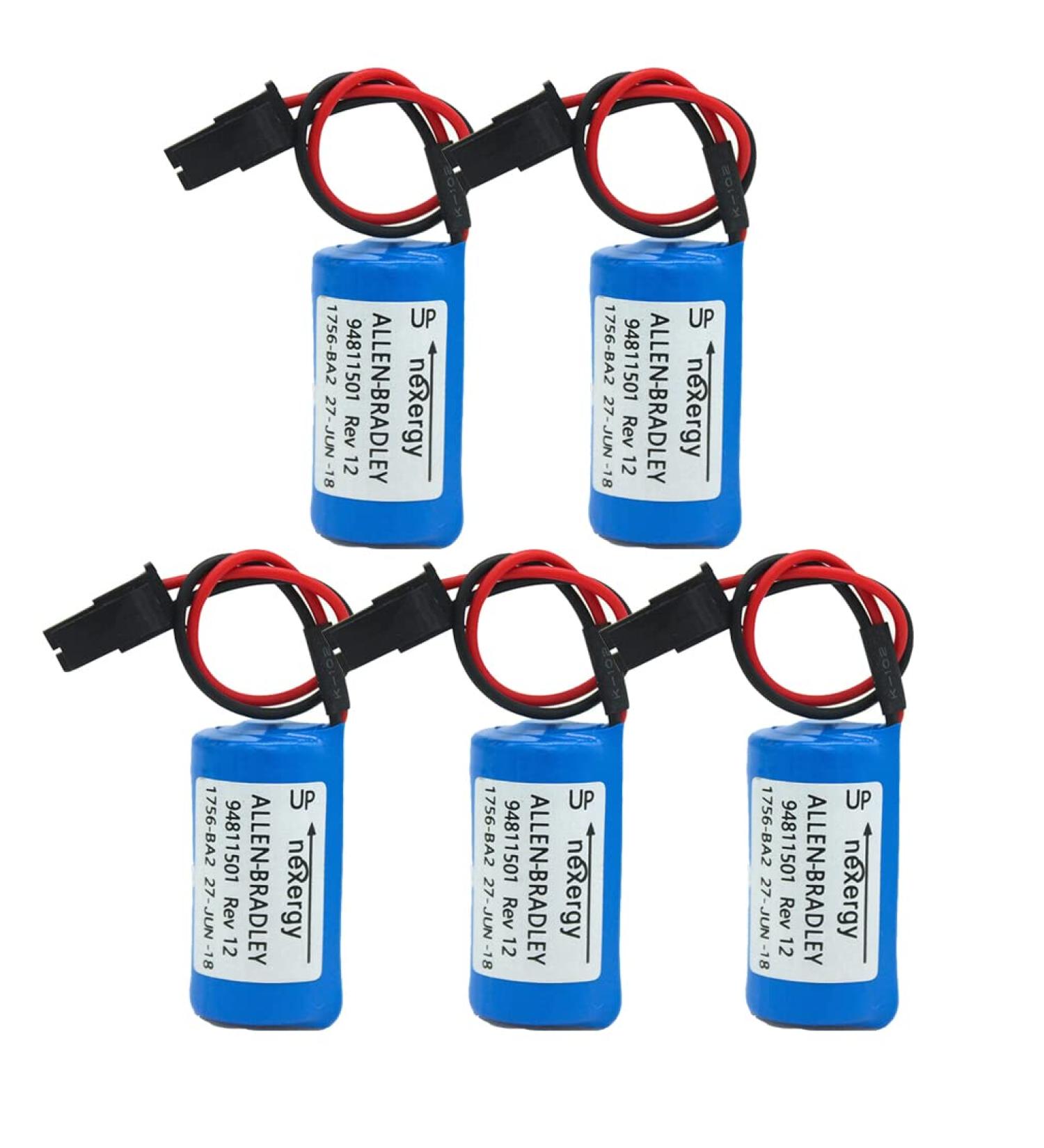 Nincrane WELLVEUS 1756-BA2 PLC Battery Replacement - 3.0V for Allen Bradley 1756-BA2 BR2/3A-AB 1745-B1 (Pack of 5) - International Shipping - Buy Online on GoSupps.com