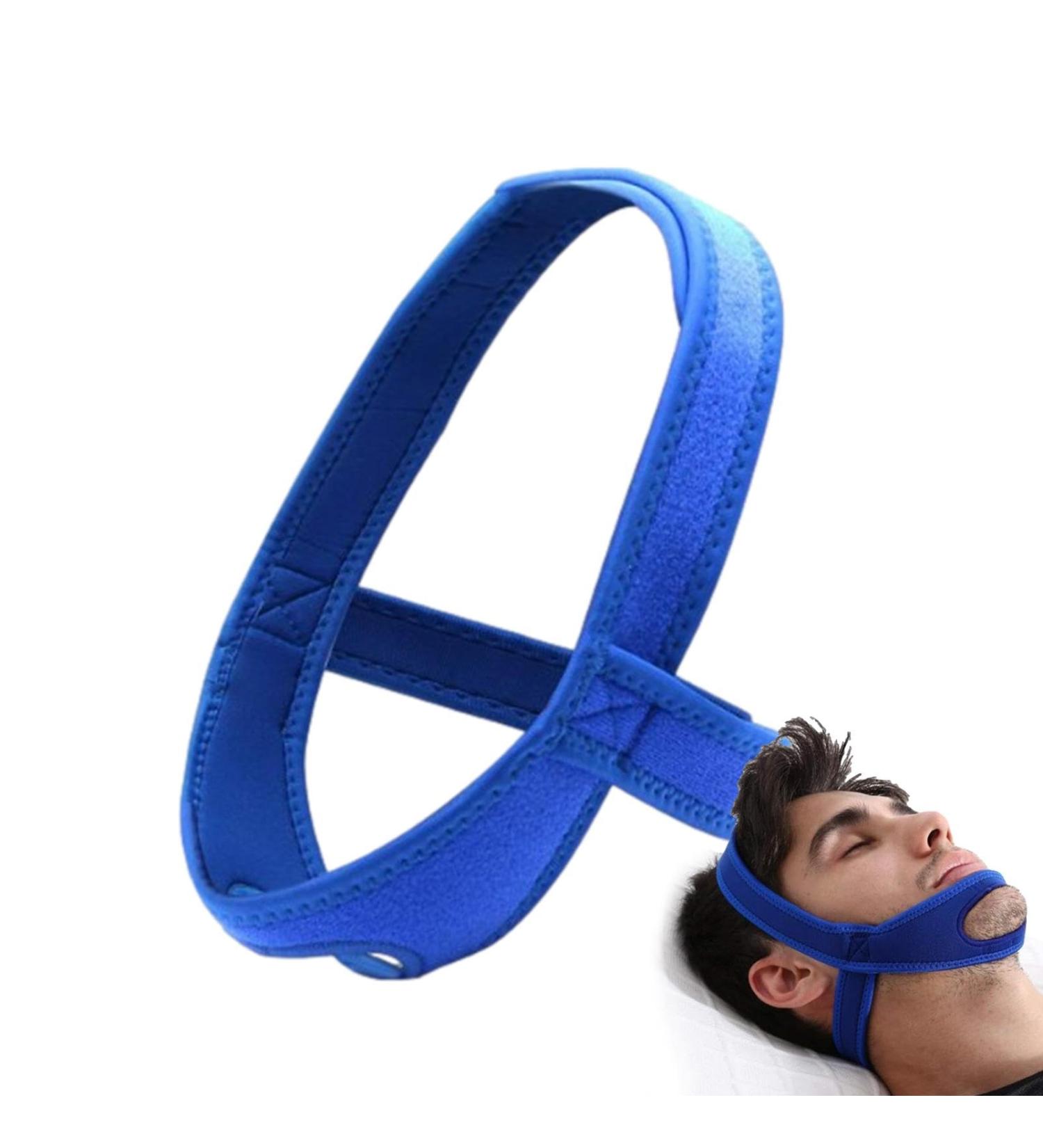 Adjustable Anti-Snoring Chin Strap | Breathable Snoring Solution for Men & Women | Comfort & Support for Better Sleep - Buy Online on GoSupps.com