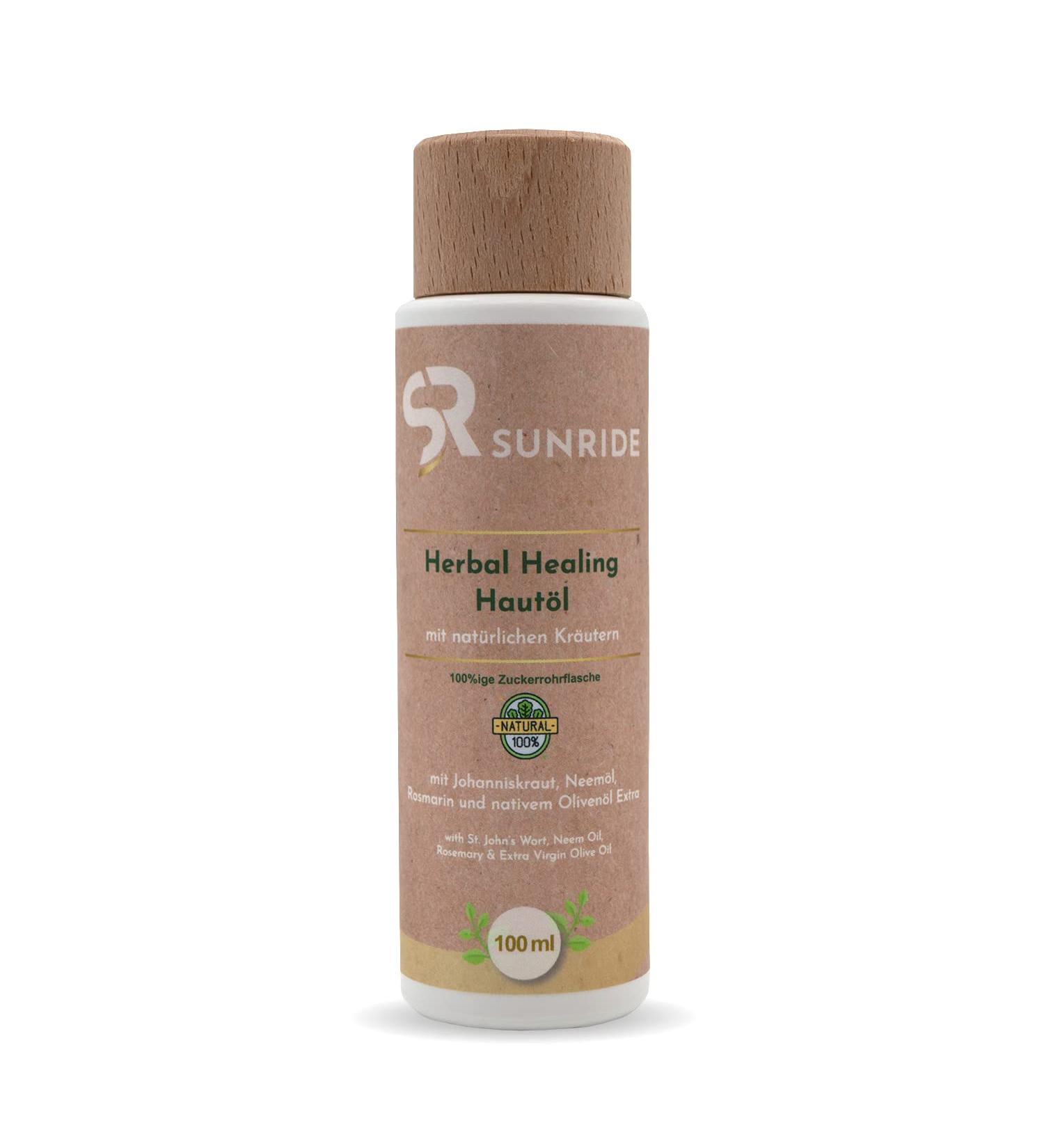 SUNRIDE Horse Care Oil (Herbal Healing) 100 ML for irritations wounds skin rashes - Buy Online on GoSupps.com