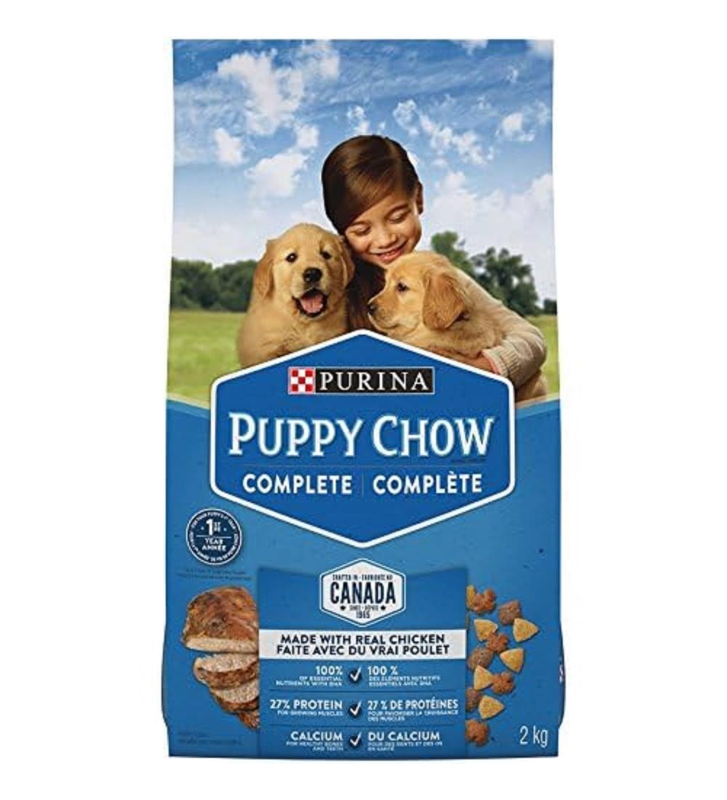 Puppy Chow Dry Puppy Food Complete with Real Chicken - 2 kg Bag