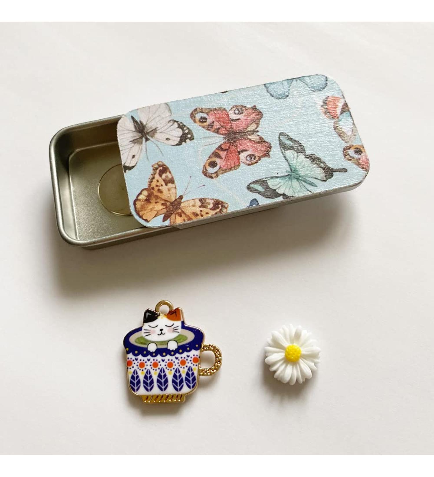 DPXWCCH Magnetic Sewing Needle Case - Butterfly and Cute Cat Needle Minder for Cross Stitch Embroidery - Buy Online on GoSupps.com