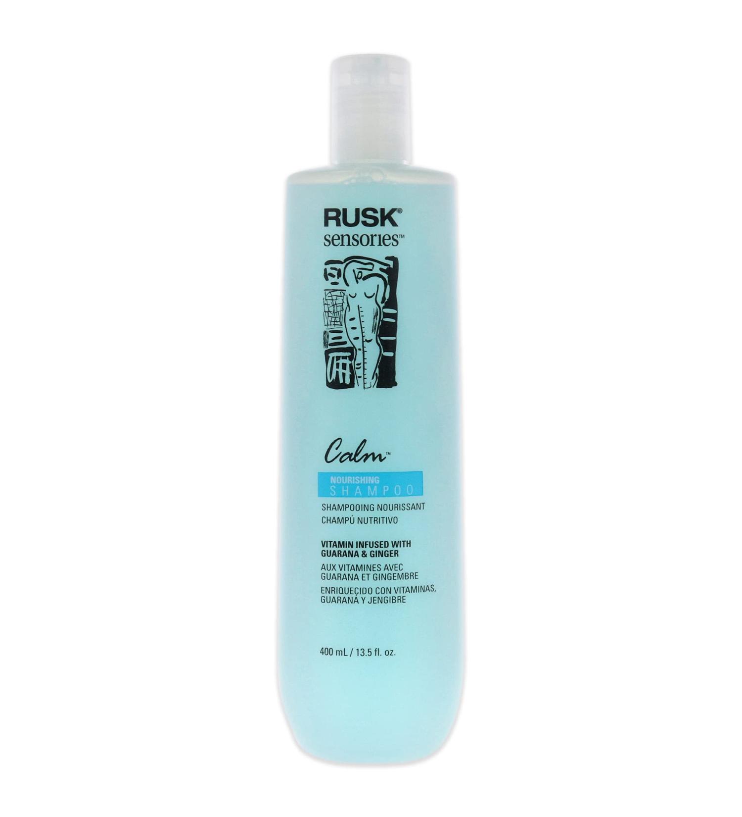 Rusk Sensories caring shampoo with Guaranaginger calm for unisex 39925 ml