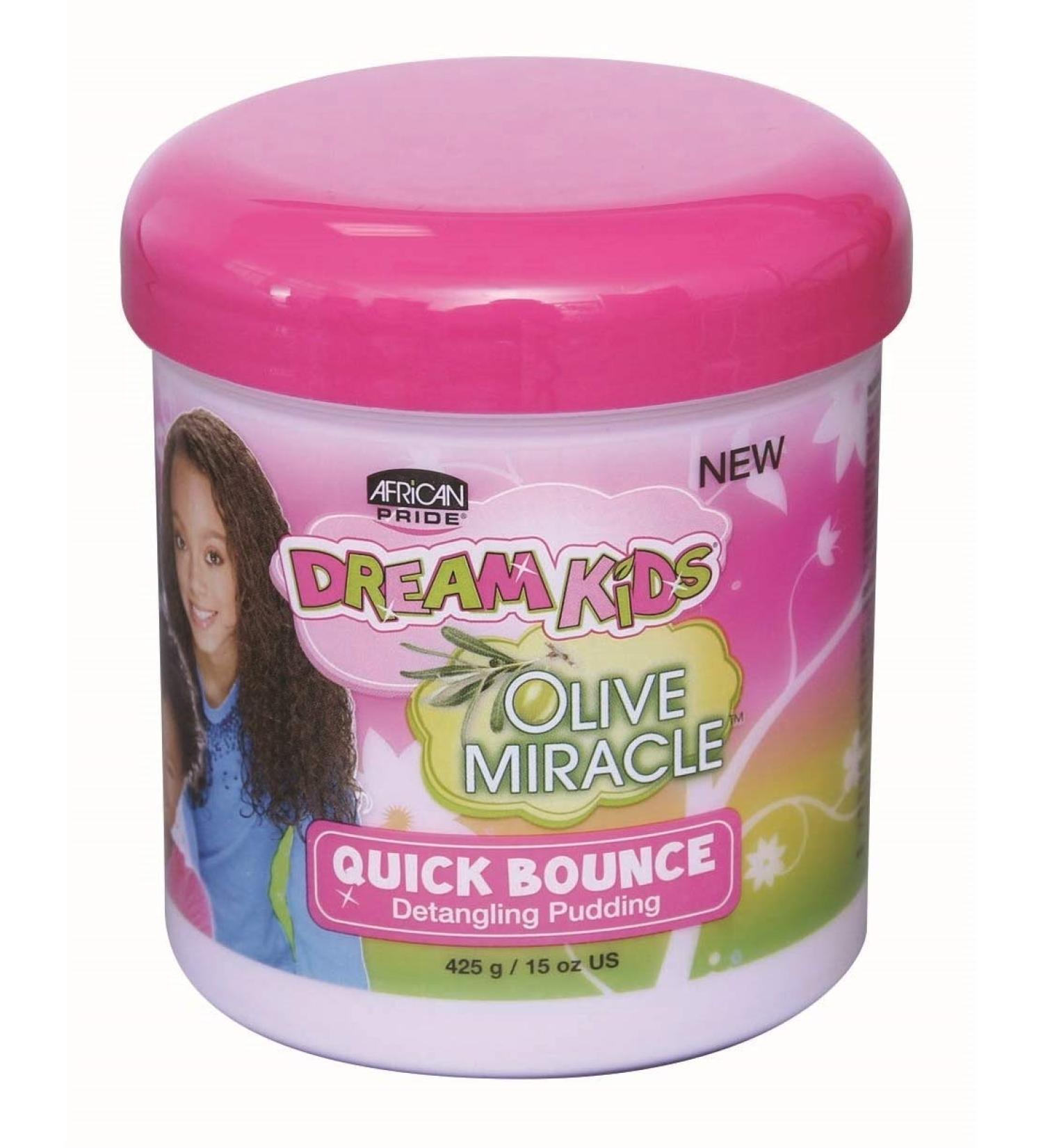 African Pride Dream Kids Olive Miracle Quick Bounce Hair Detangling Pudding 425 g by AFRICAN PRIDE