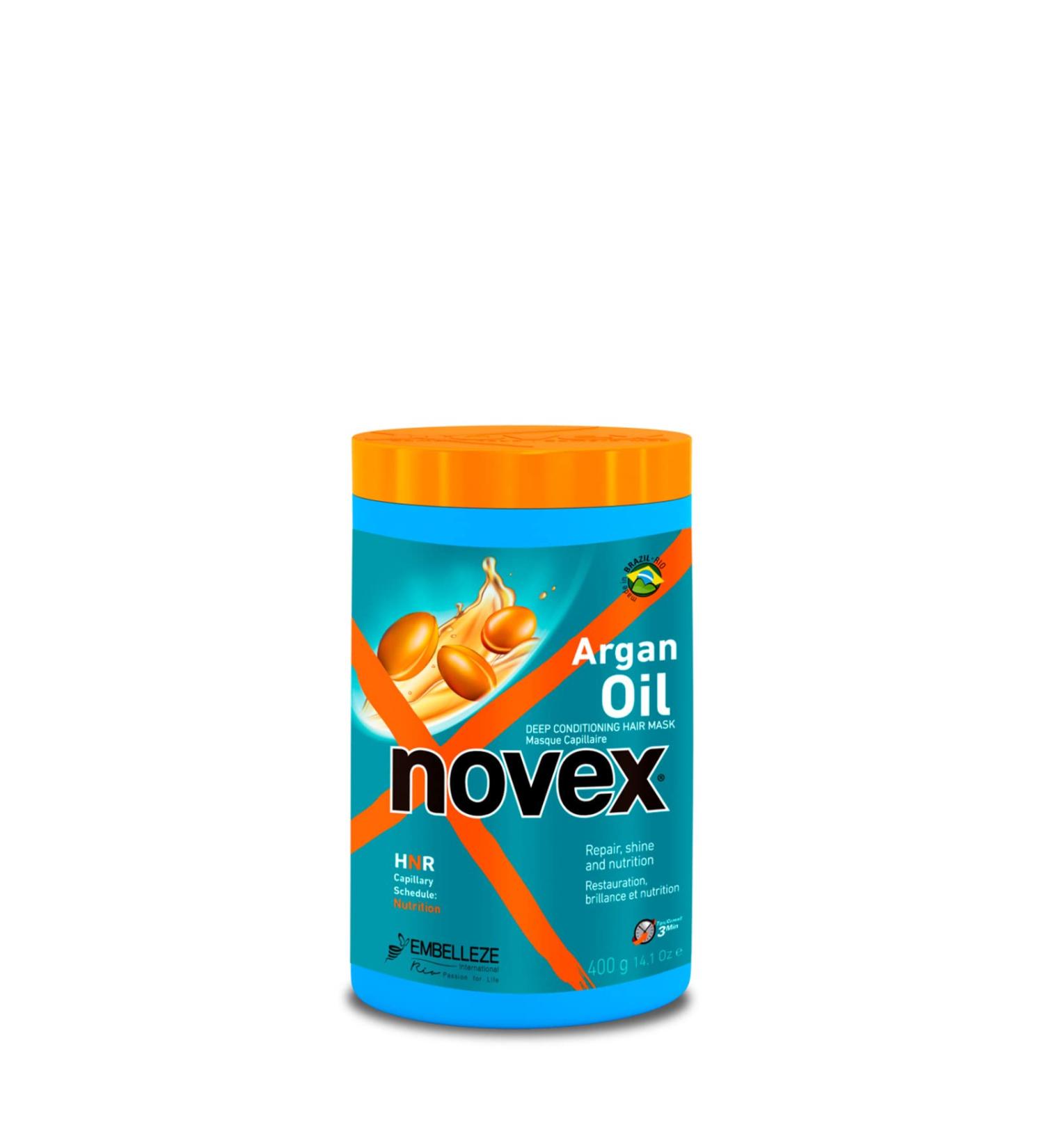 NOVEX Argan Oil Deep Conditioning Hair Mask 14 oz - Repair & Prevent Split Ends - Buy Online on GoSupps.com