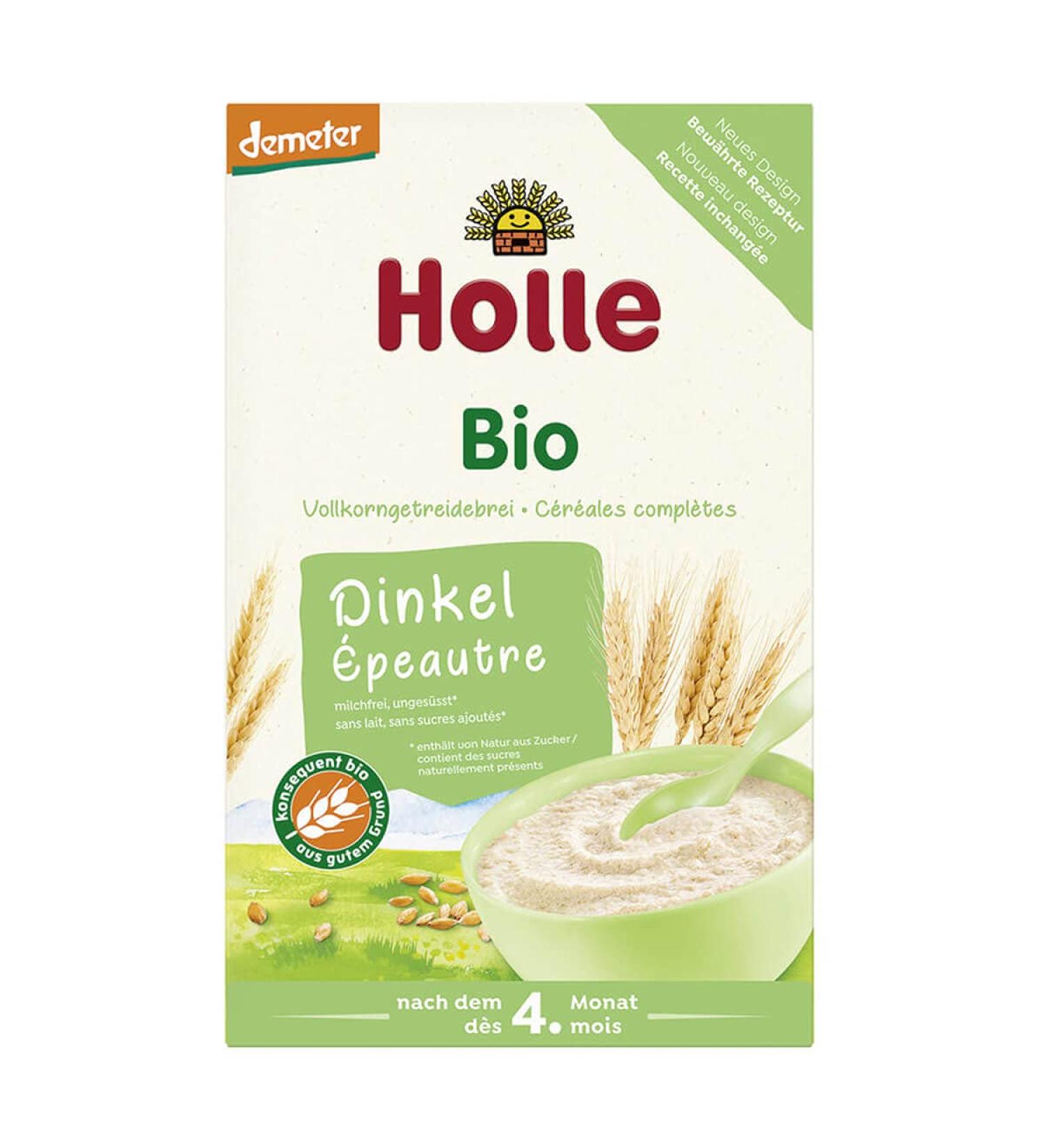 Holle organic whole grain spelt porridge (6 x 250 gr)
