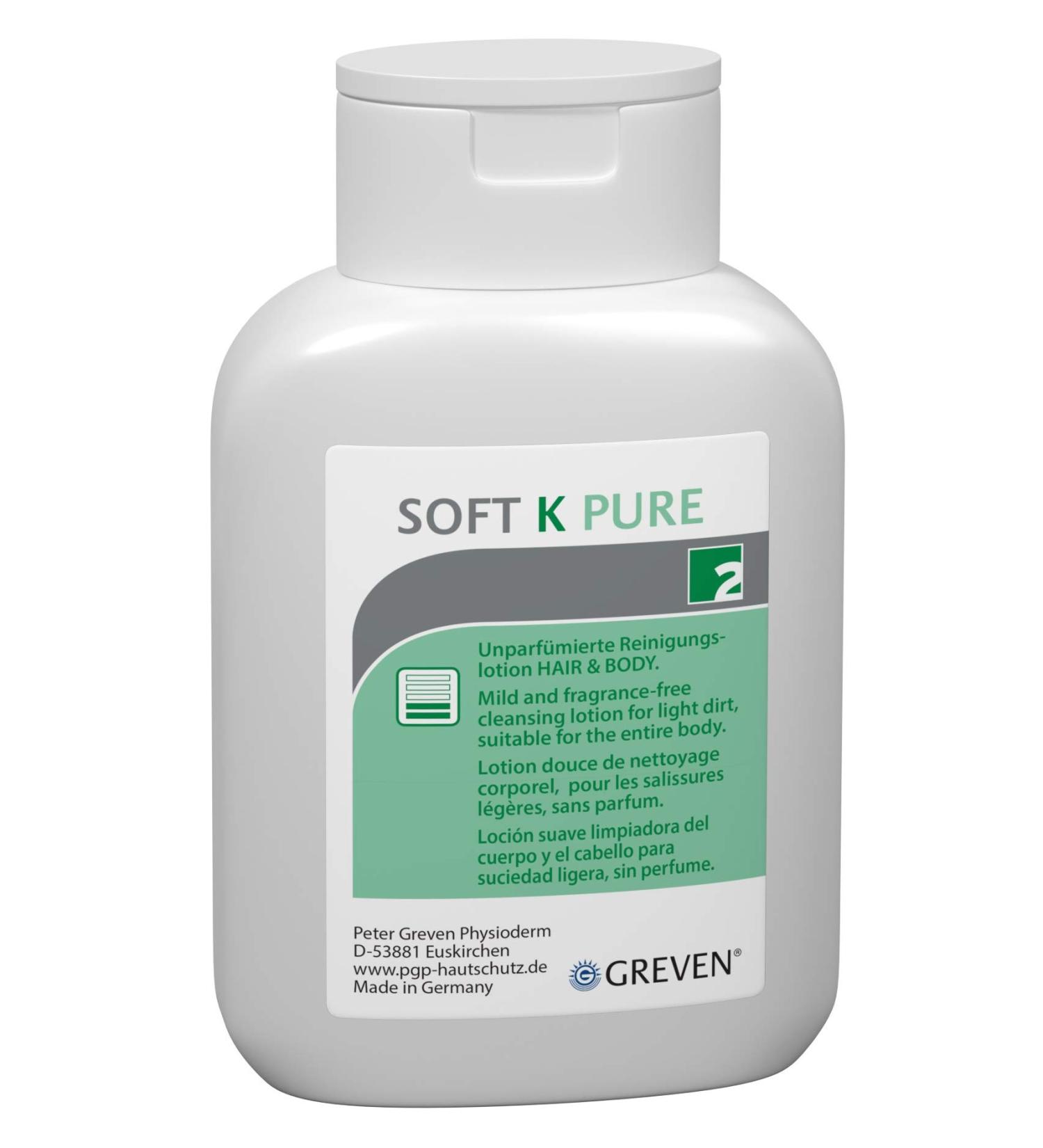 Physioderm Green Soft Flacon de 250 ml